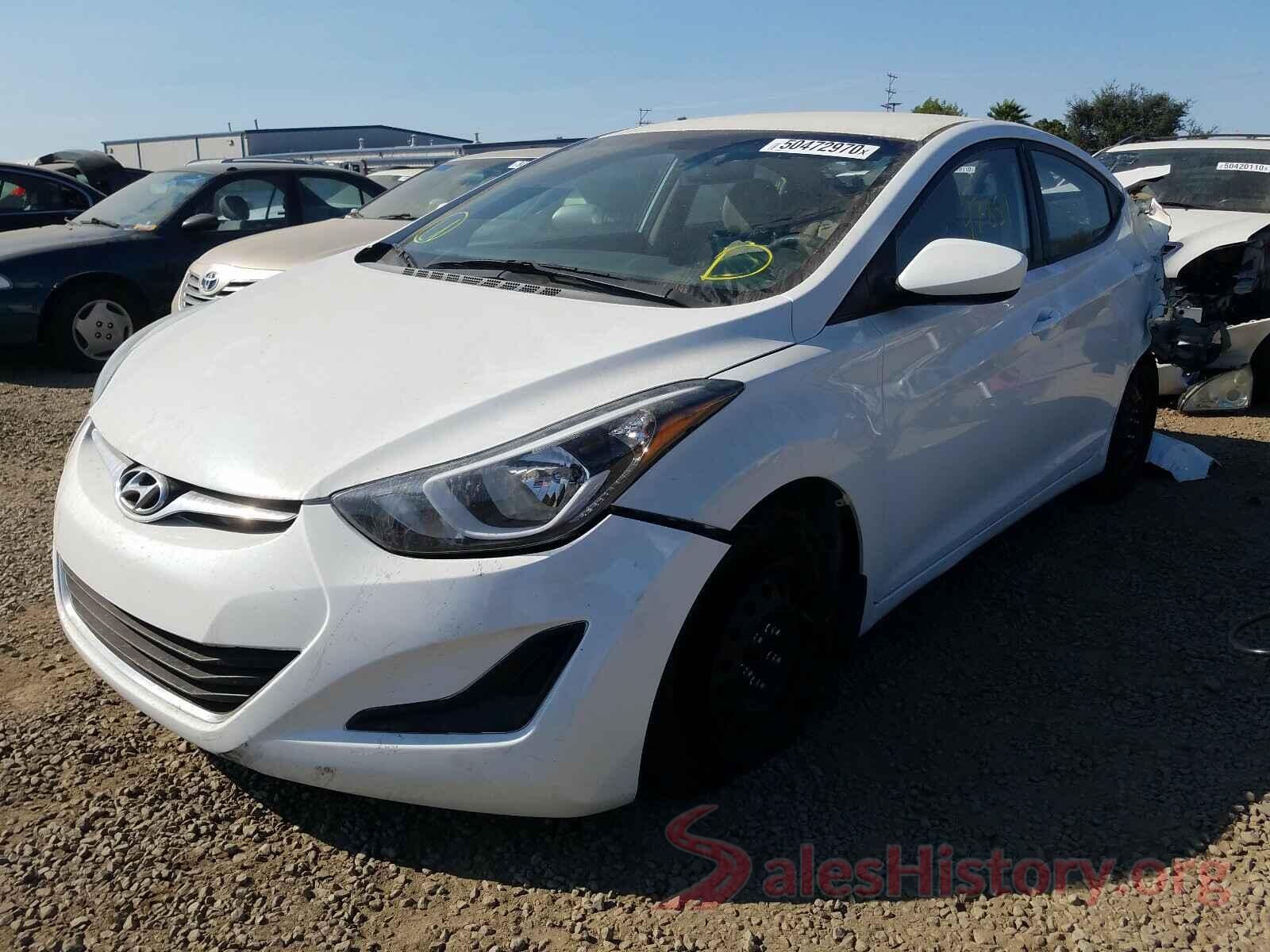 5NPDH4AE8GH760685 2016 HYUNDAI ELANTRA