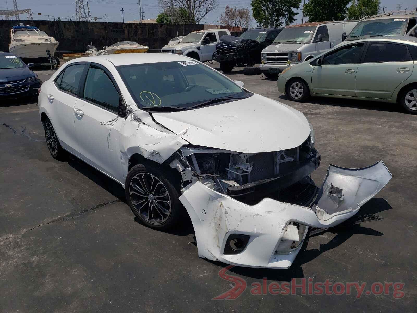 5YFBURHE5GP525847 2016 TOYOTA COROLLA