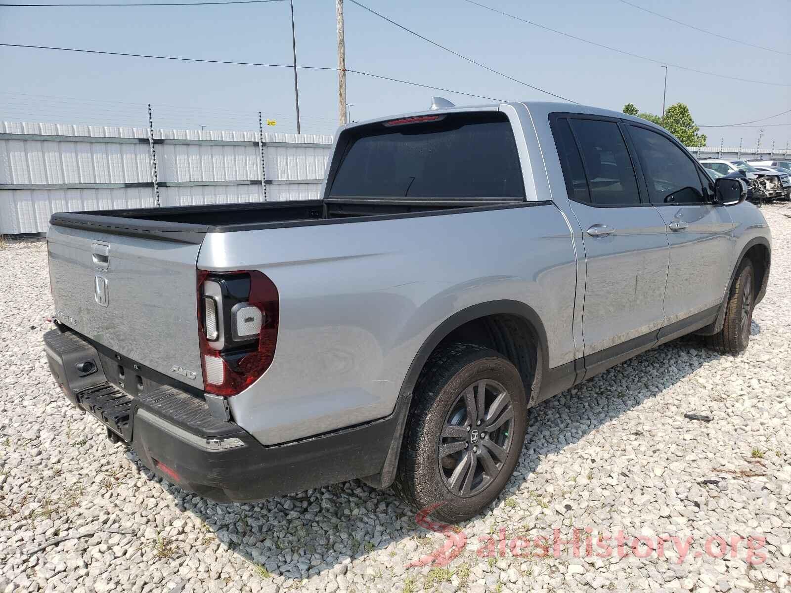 5FPYK3F11LB030071 2020 HONDA RIDGELINE