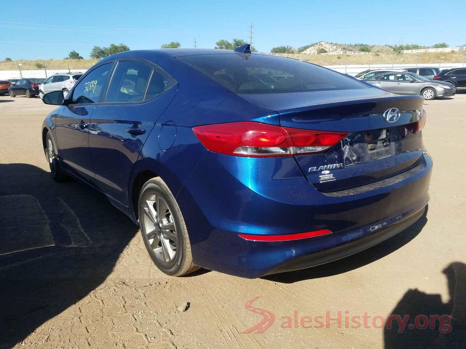 5NPD84LF3JH272693 2018 HYUNDAI ELANTRA