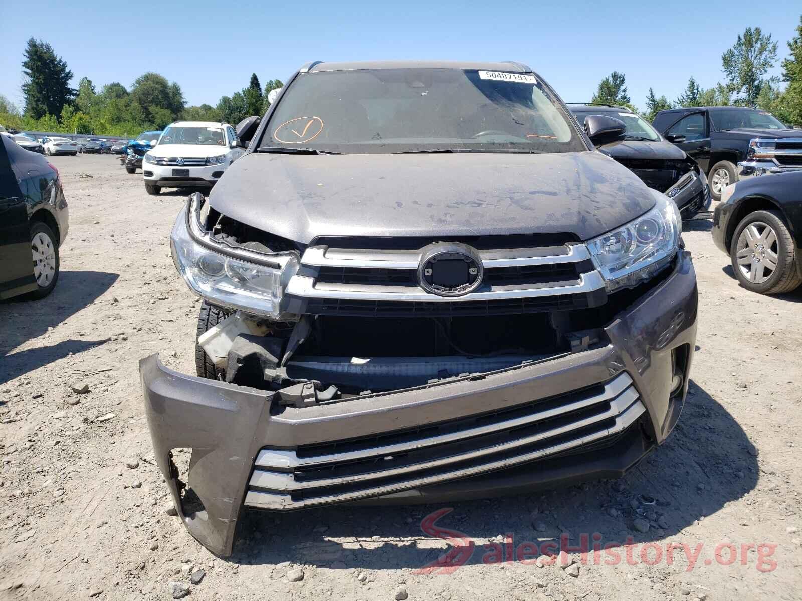 5TDJZRFH9HS462304 2017 TOYOTA HIGHLANDER