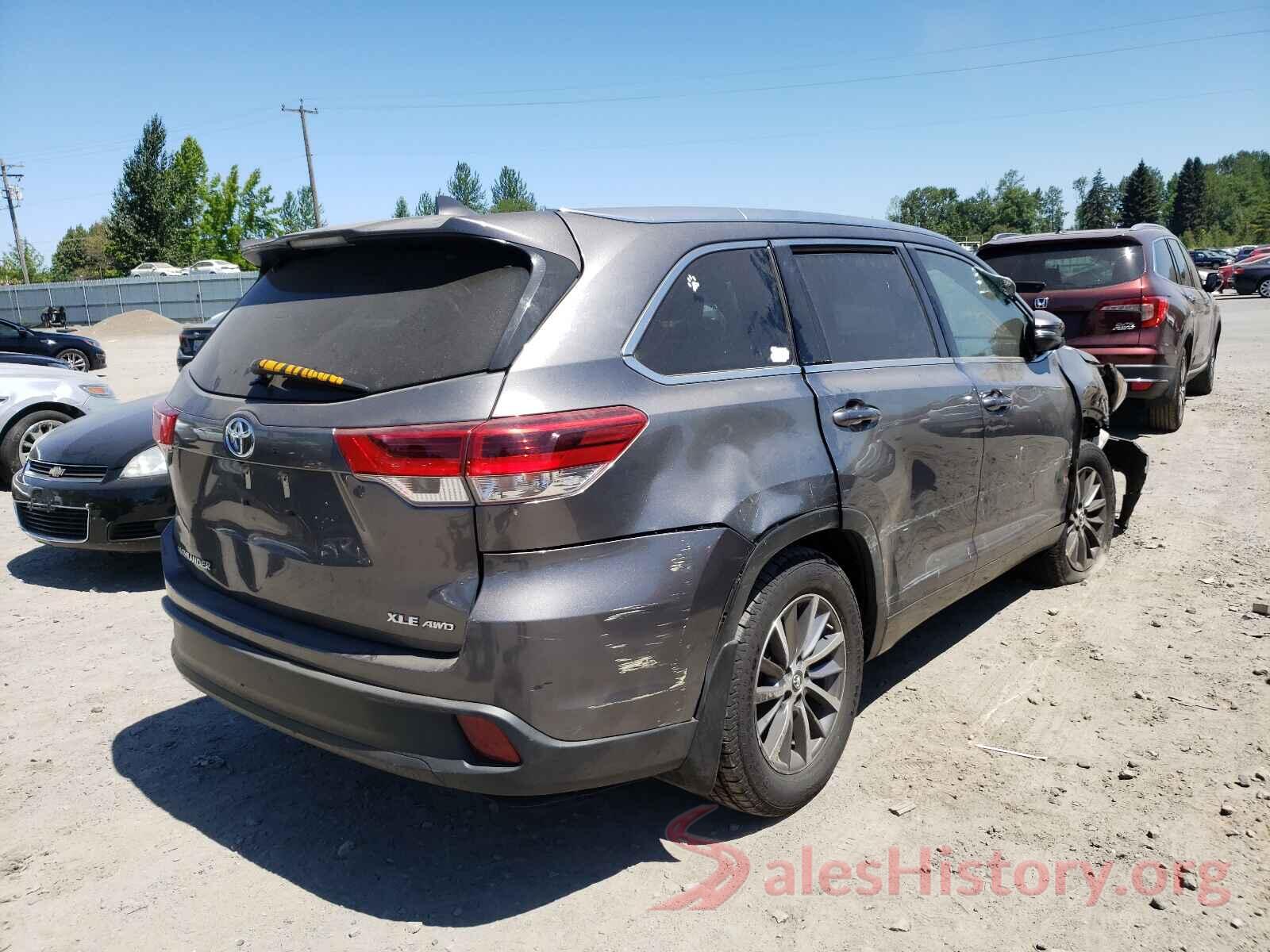 5TDJZRFH9HS462304 2017 TOYOTA HIGHLANDER