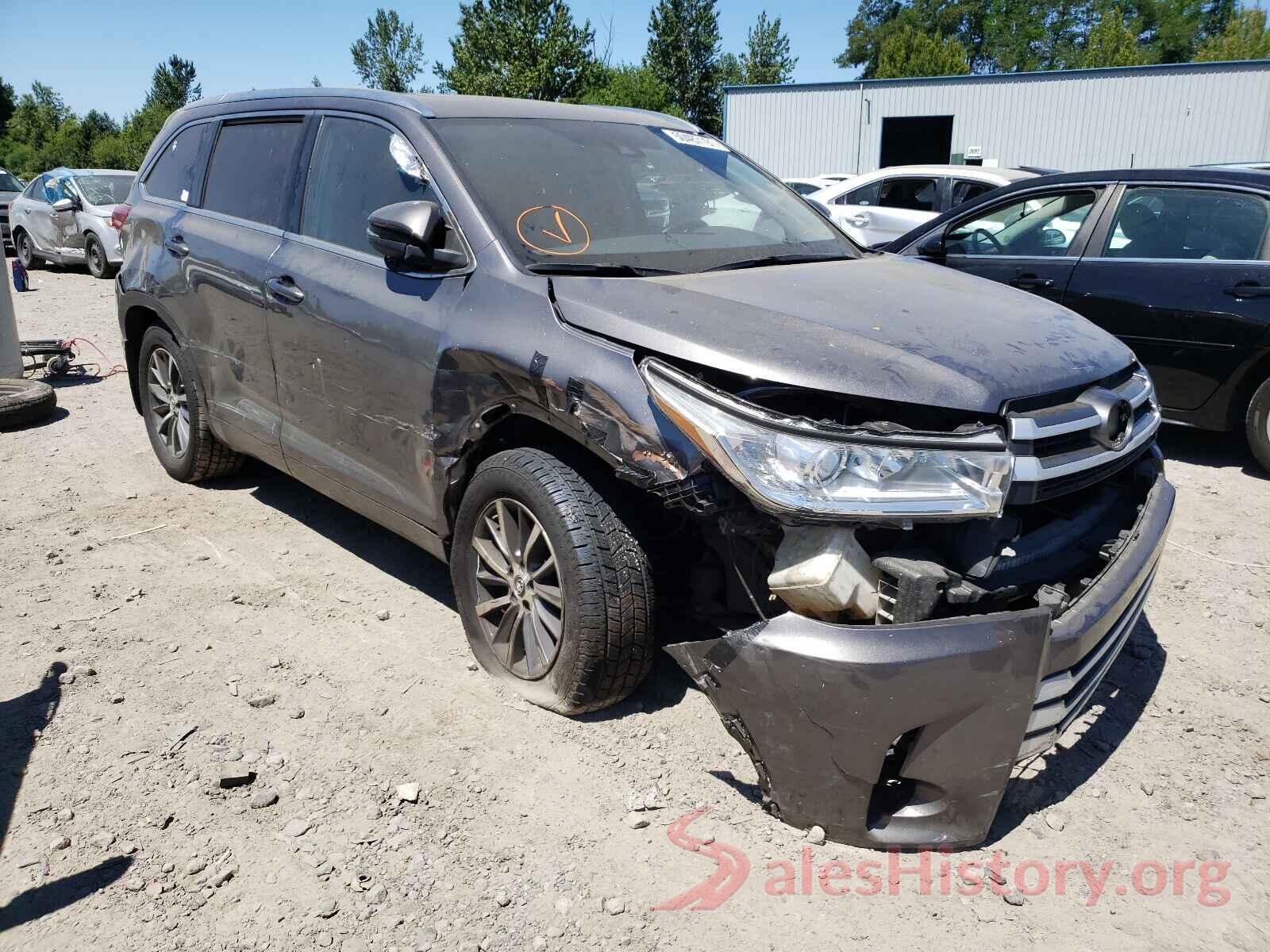 5TDJZRFH9HS462304 2017 TOYOTA HIGHLANDER