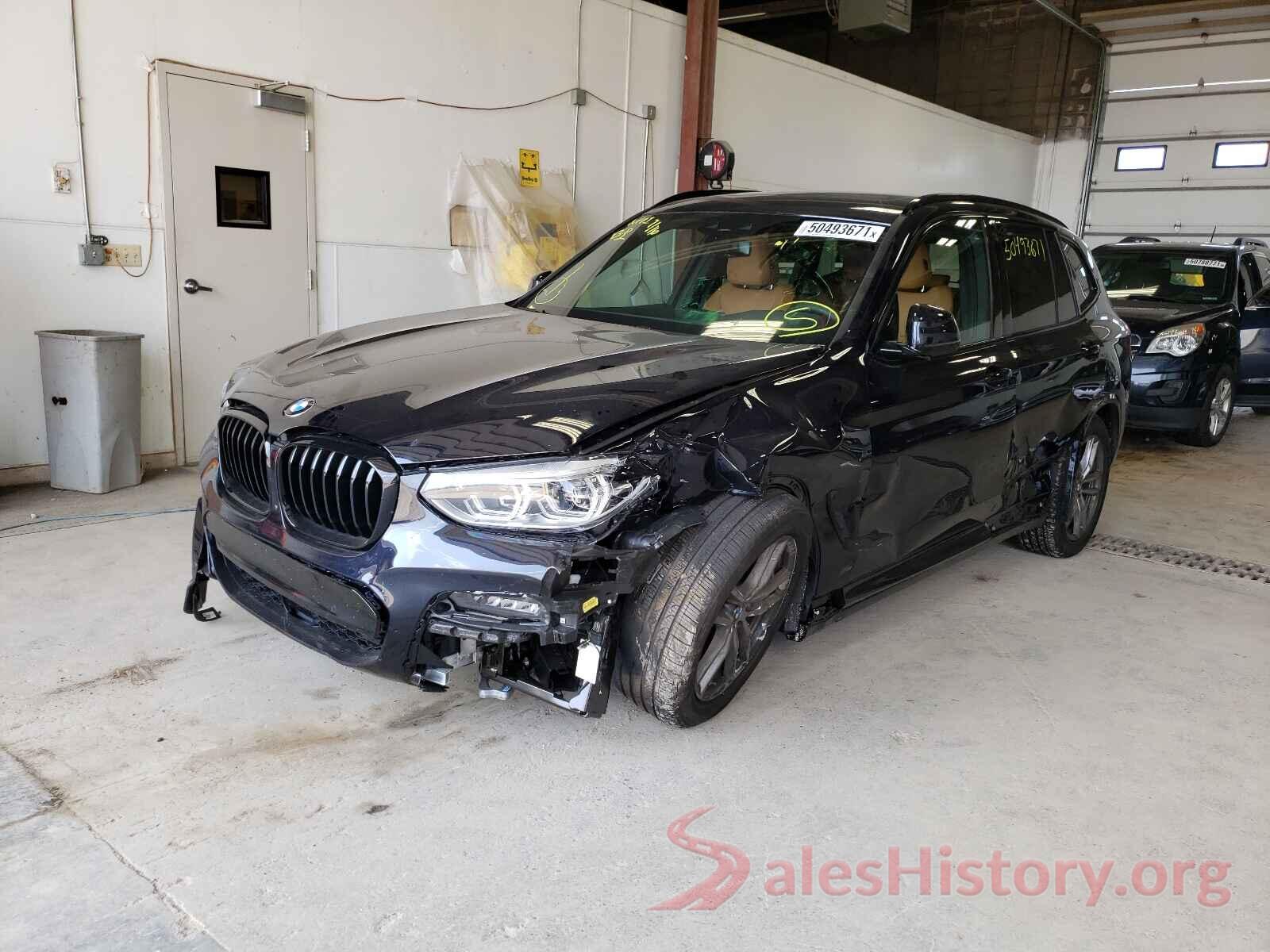 5UXTY9C01M9G76255 2021 BMW X3