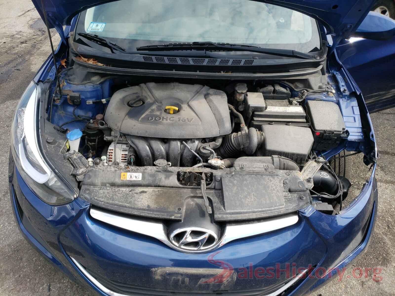 5NPDH4AE2GH718139 2016 HYUNDAI ELANTRA