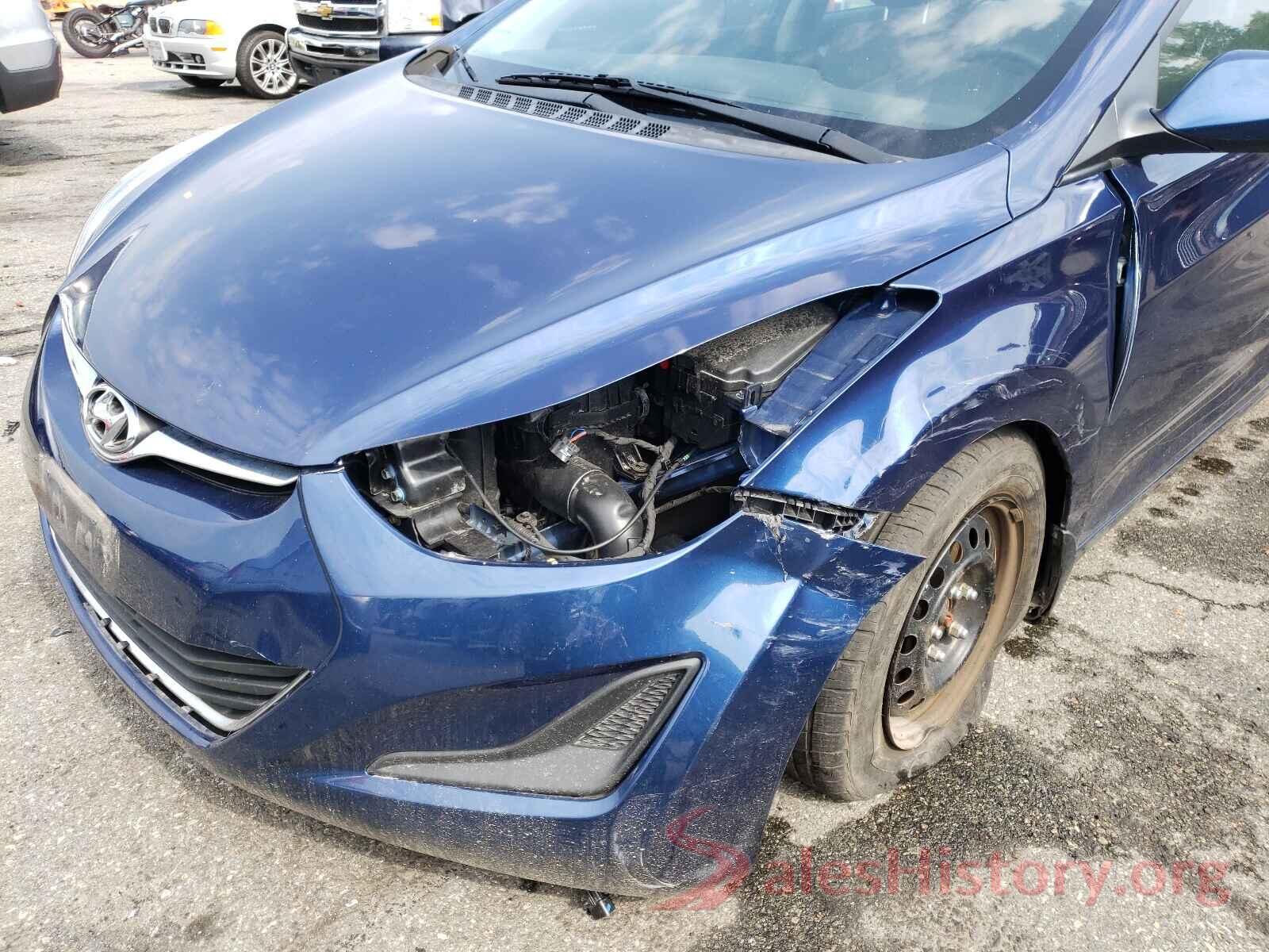 5NPDH4AE2GH718139 2016 HYUNDAI ELANTRA