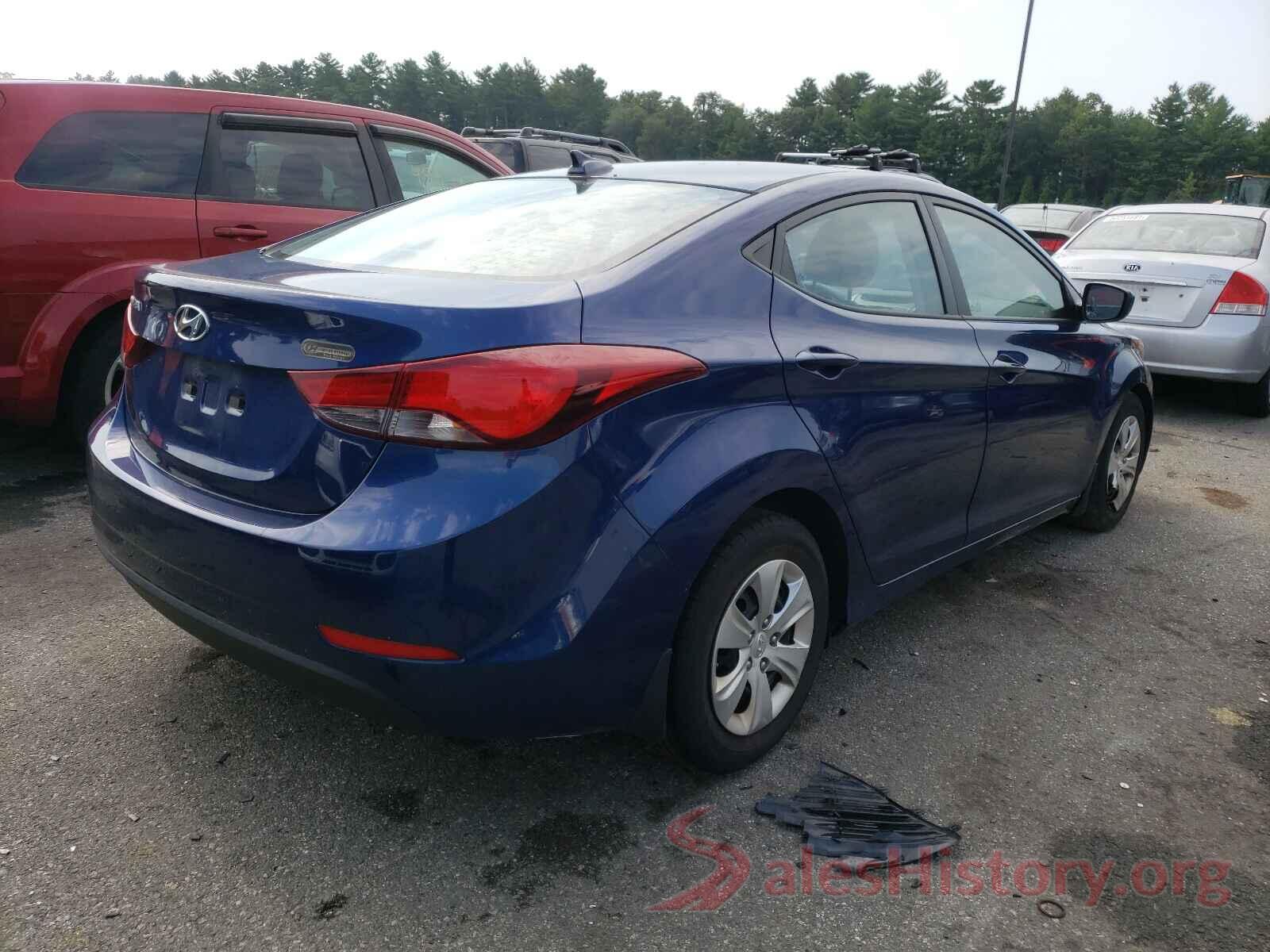 5NPDH4AE2GH718139 2016 HYUNDAI ELANTRA