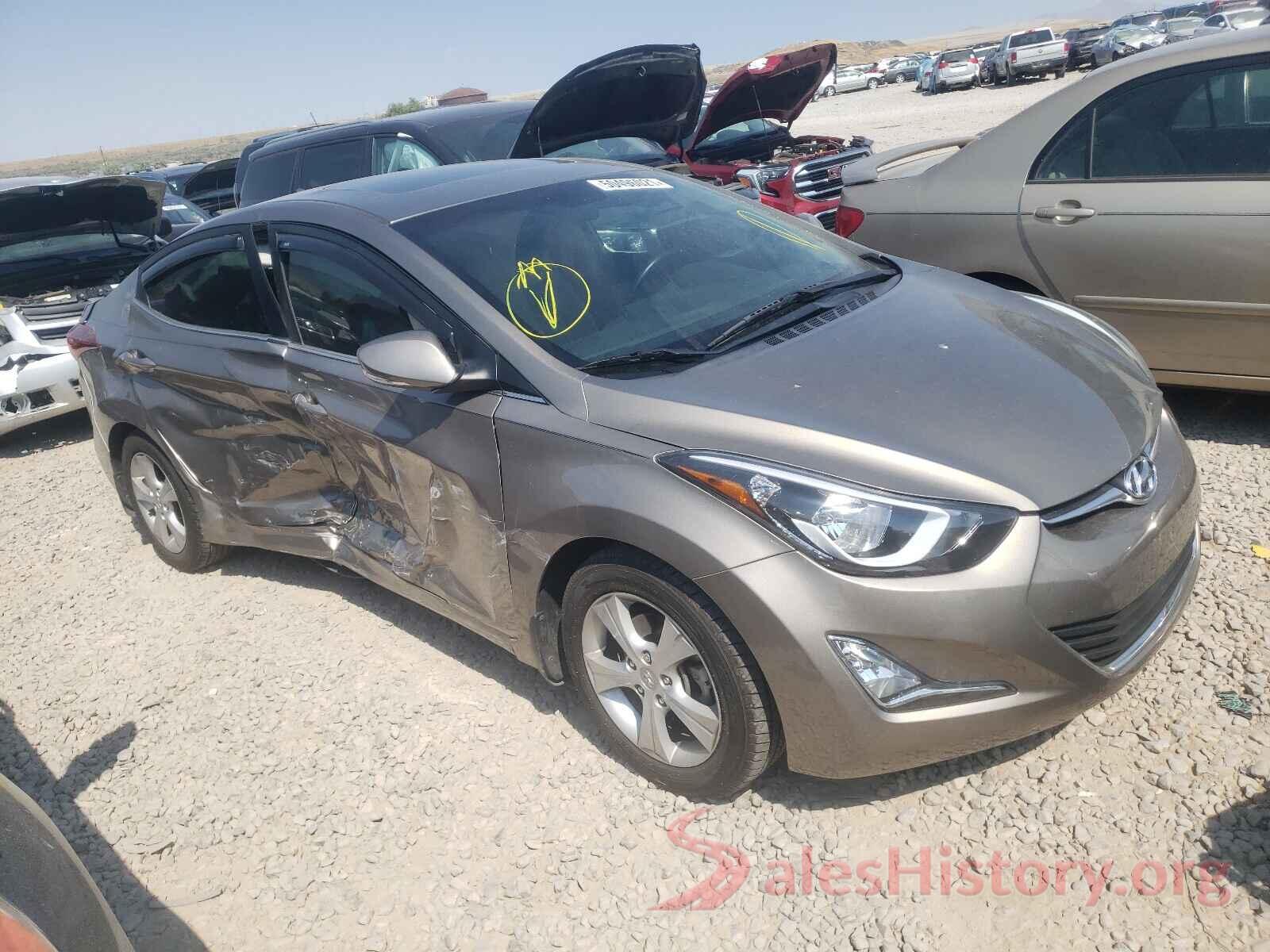 5NPDH4AE3GH676189 2016 HYUNDAI ELANTRA