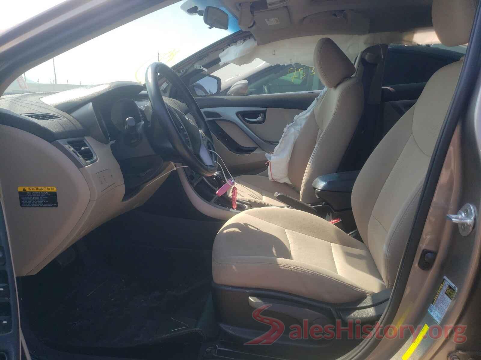 5NPDH4AE3GH676189 2016 HYUNDAI ELANTRA