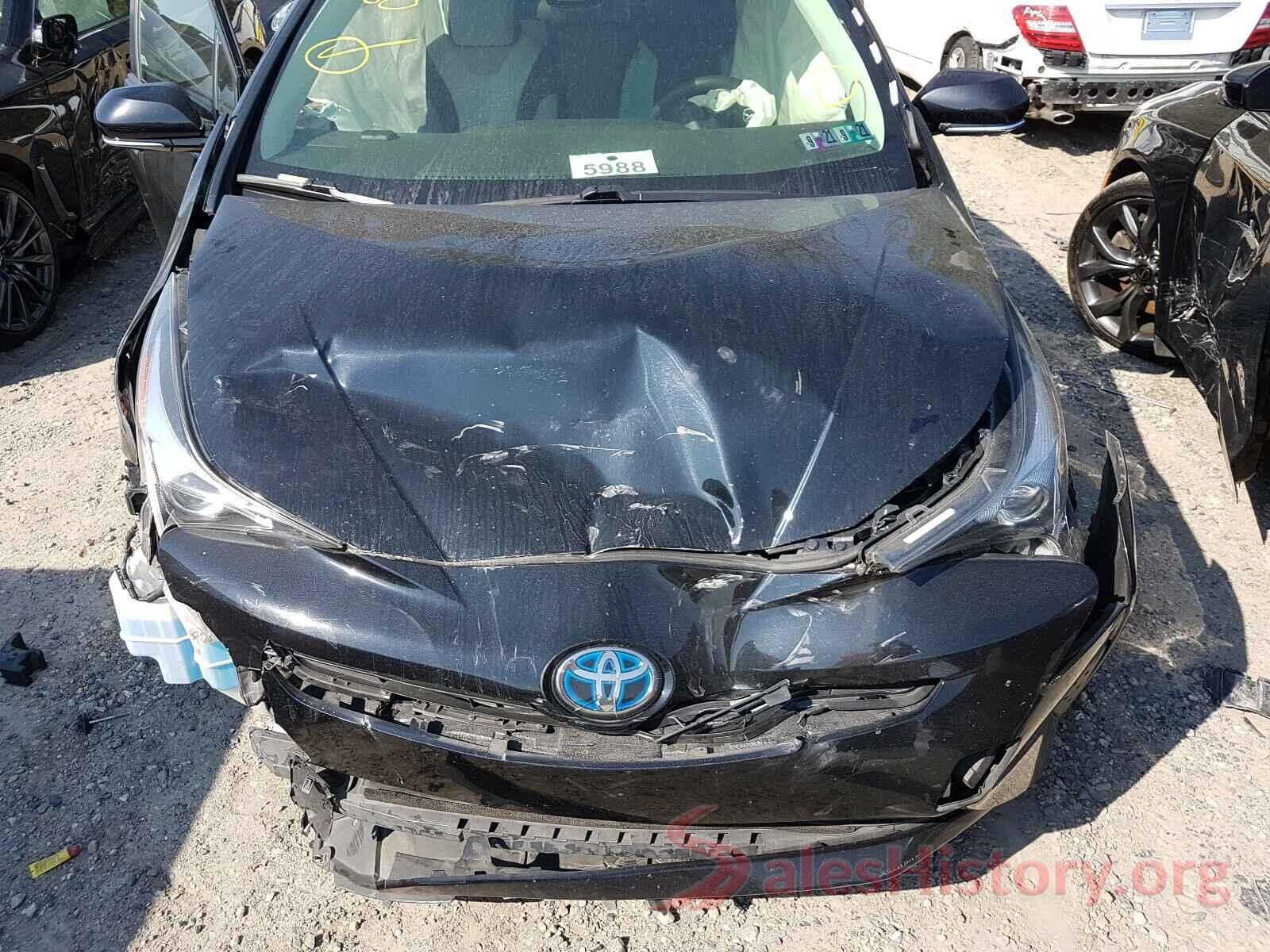 JTDKARFU2H3043477 2017 TOYOTA PRIUS