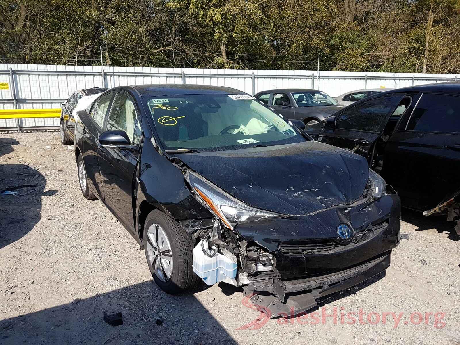 JTDKARFU2H3043477 2017 TOYOTA PRIUS