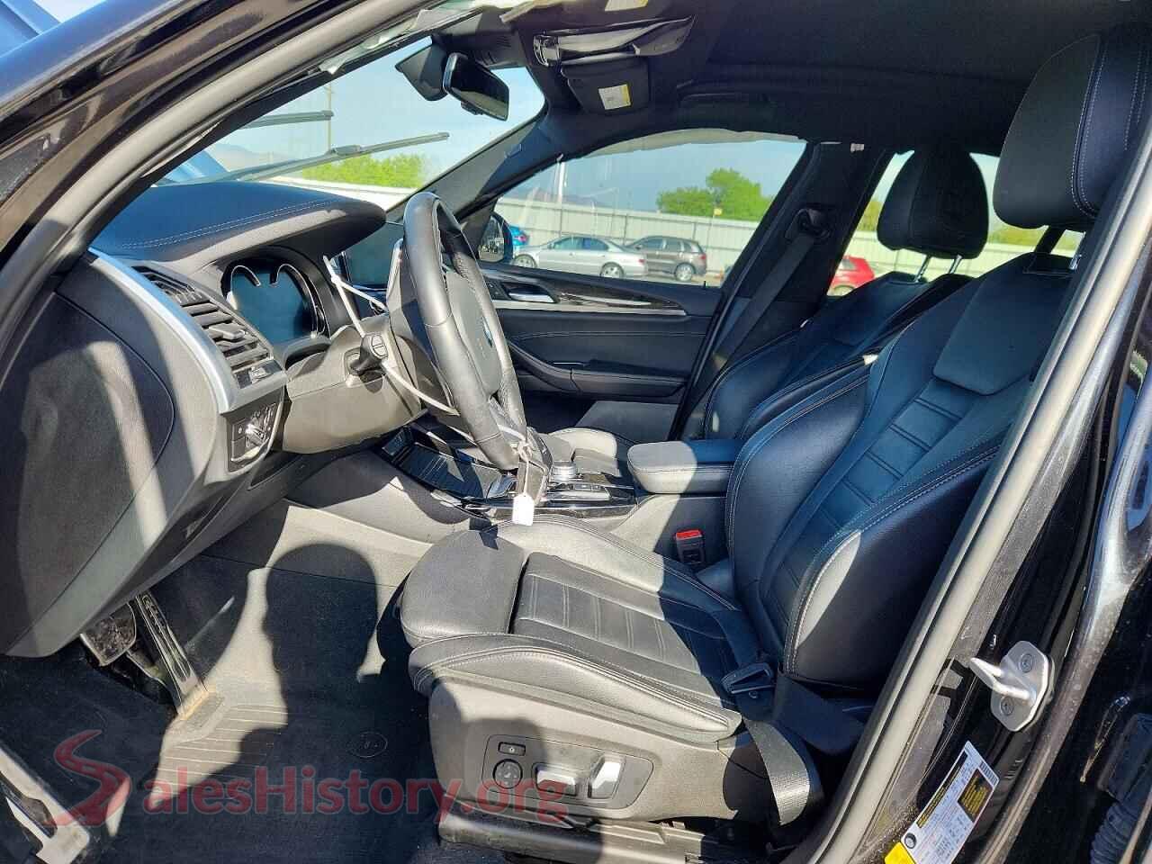 2018 BMW X3 VIN 5UXTR9C55JLD58582, engine bay