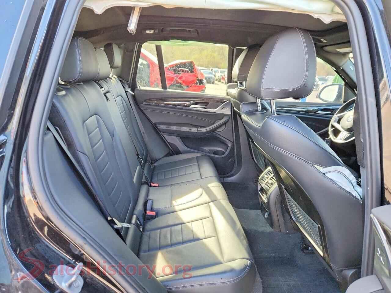 2018 BMW X3 VIN 5UXTR9C55JLD58582, VIN plate