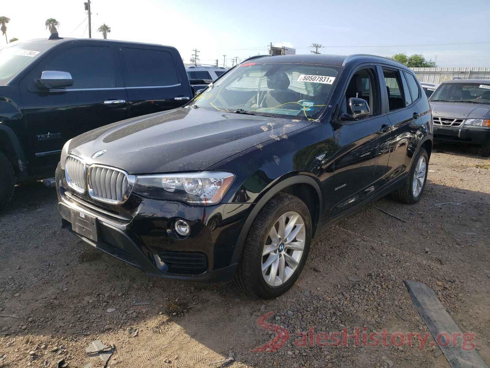 5UXWZ7C38H0V93406 2017 BMW X3