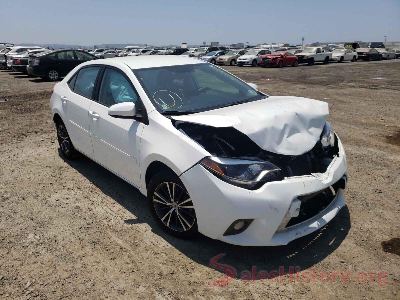 5YFBURHE4GP505847 2016 TOYOTA COROLLA