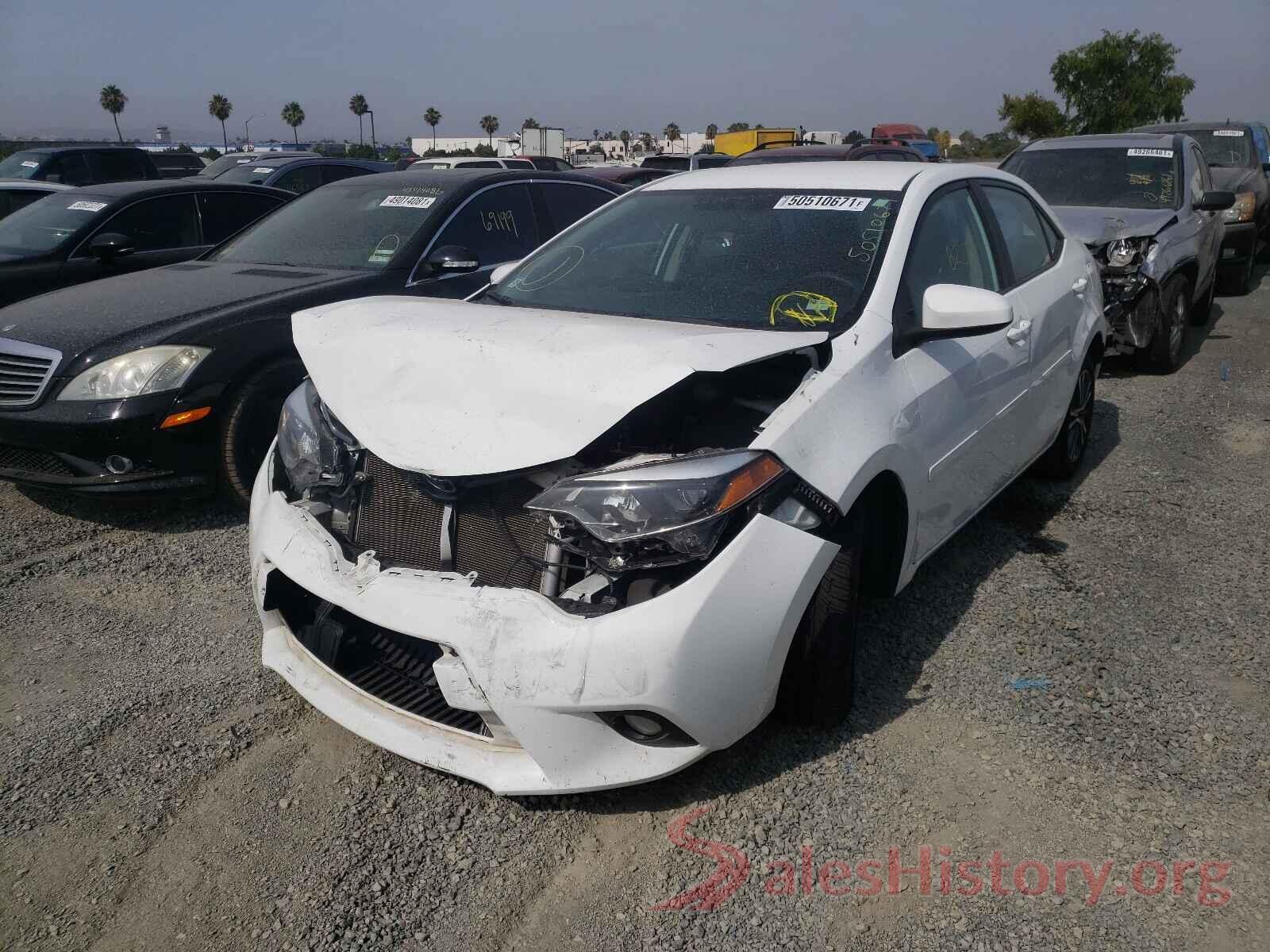 5YFBURHE4GP505847 2016 TOYOTA COROLLA