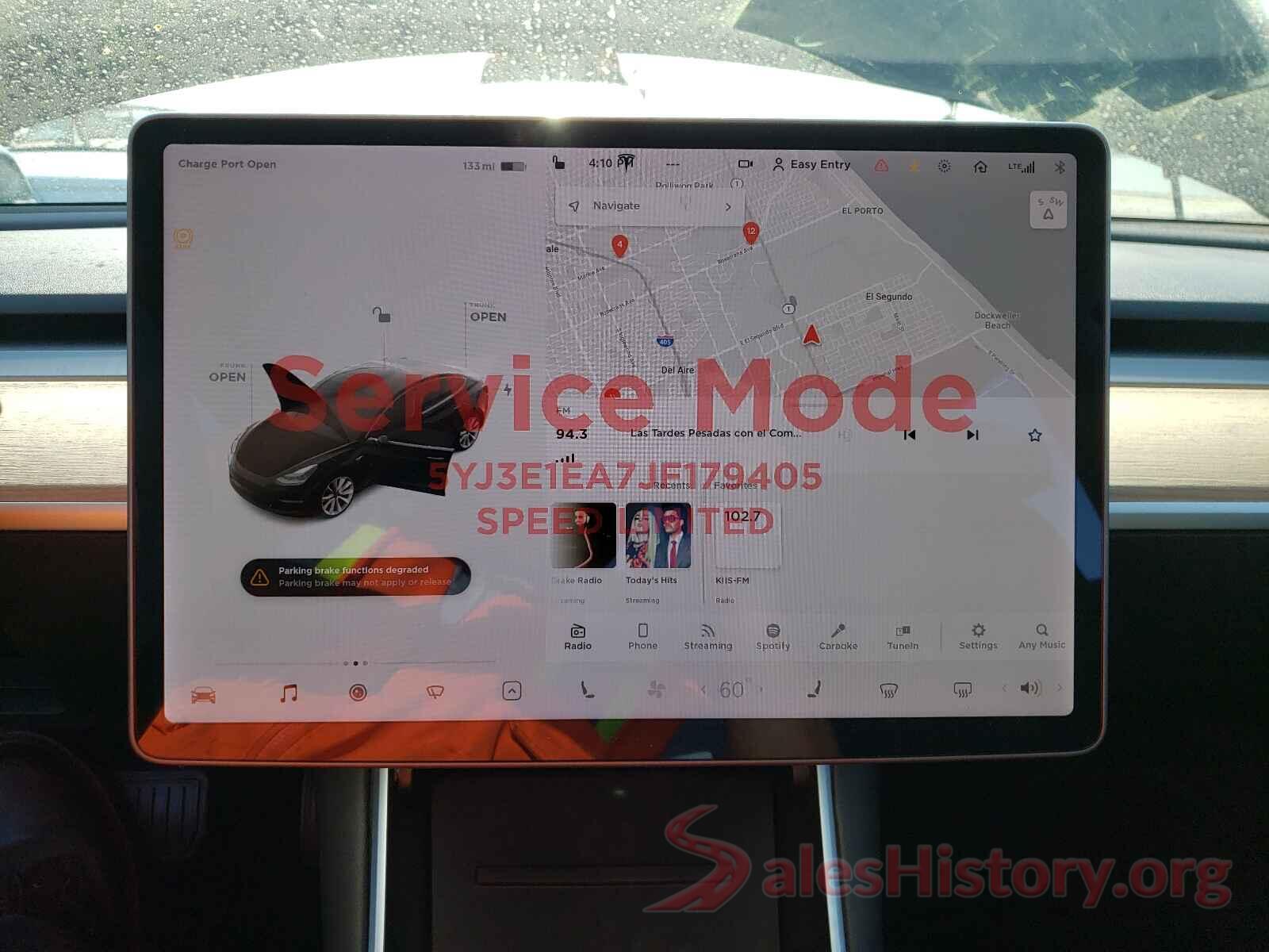 5YJ3E1EA7JF179405 2018 TESLA MODEL 3