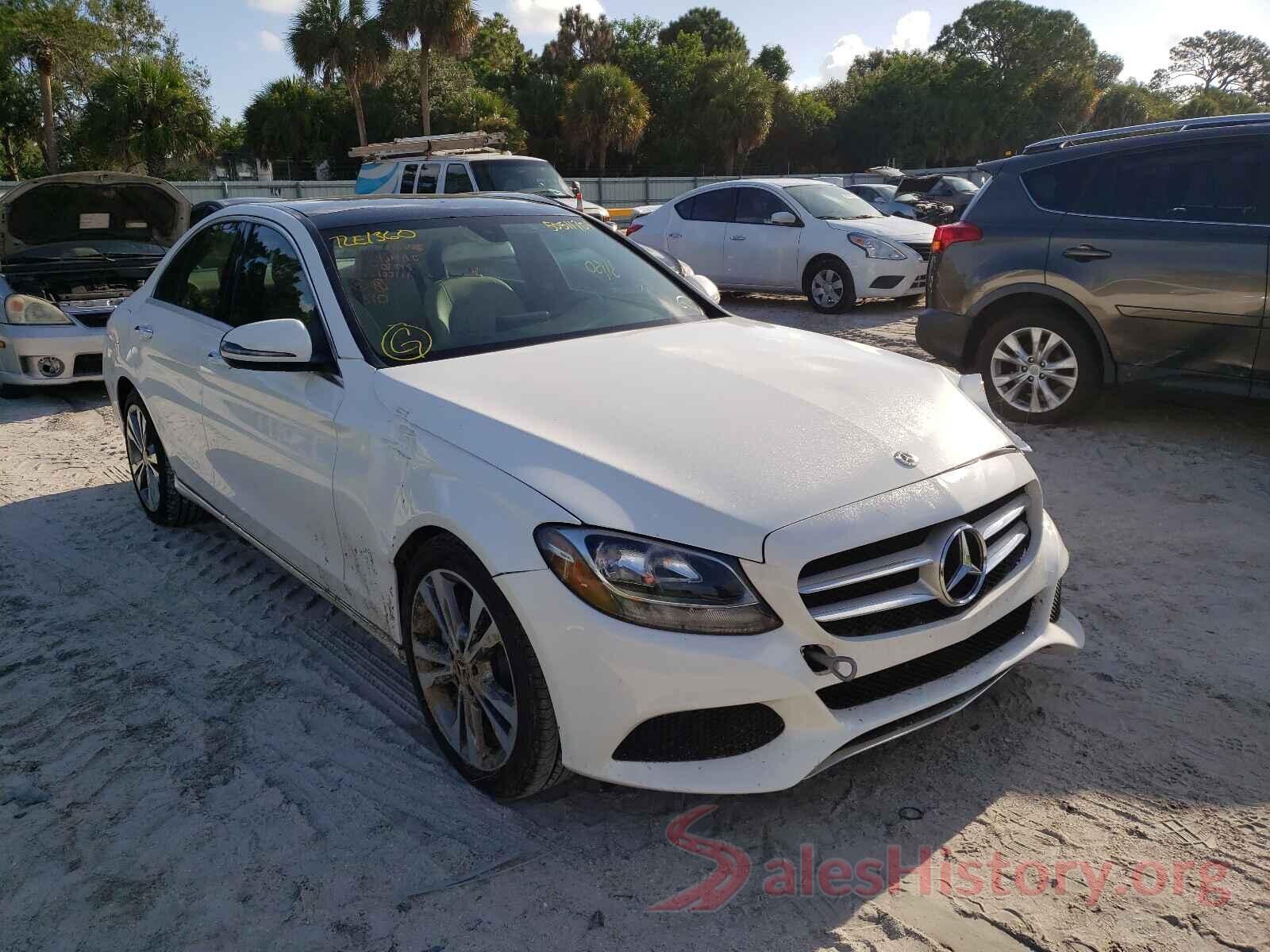 WDDWF4JB7JR407445 2018 MERCEDES-BENZ C-CLASS