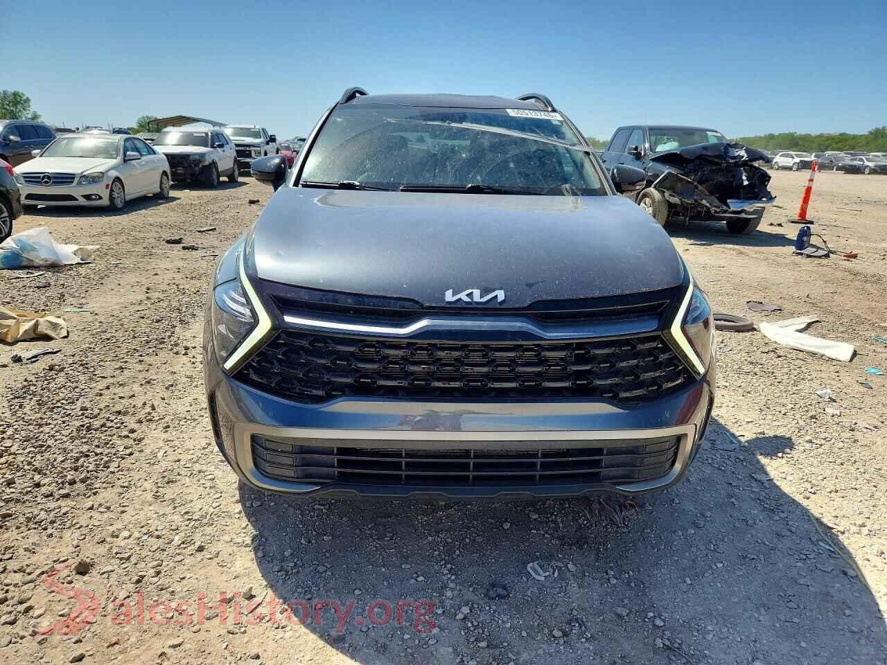 2023 KIA SPORTAGE VIN 5XYK6CAF2PG035039, rear view