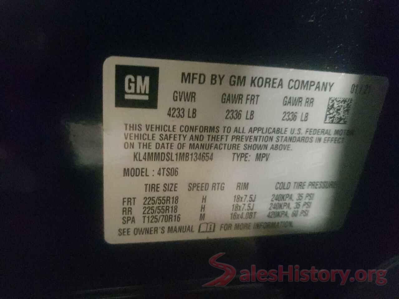 KL4MMDSL1MB134654 2021 BUICK ENCORE