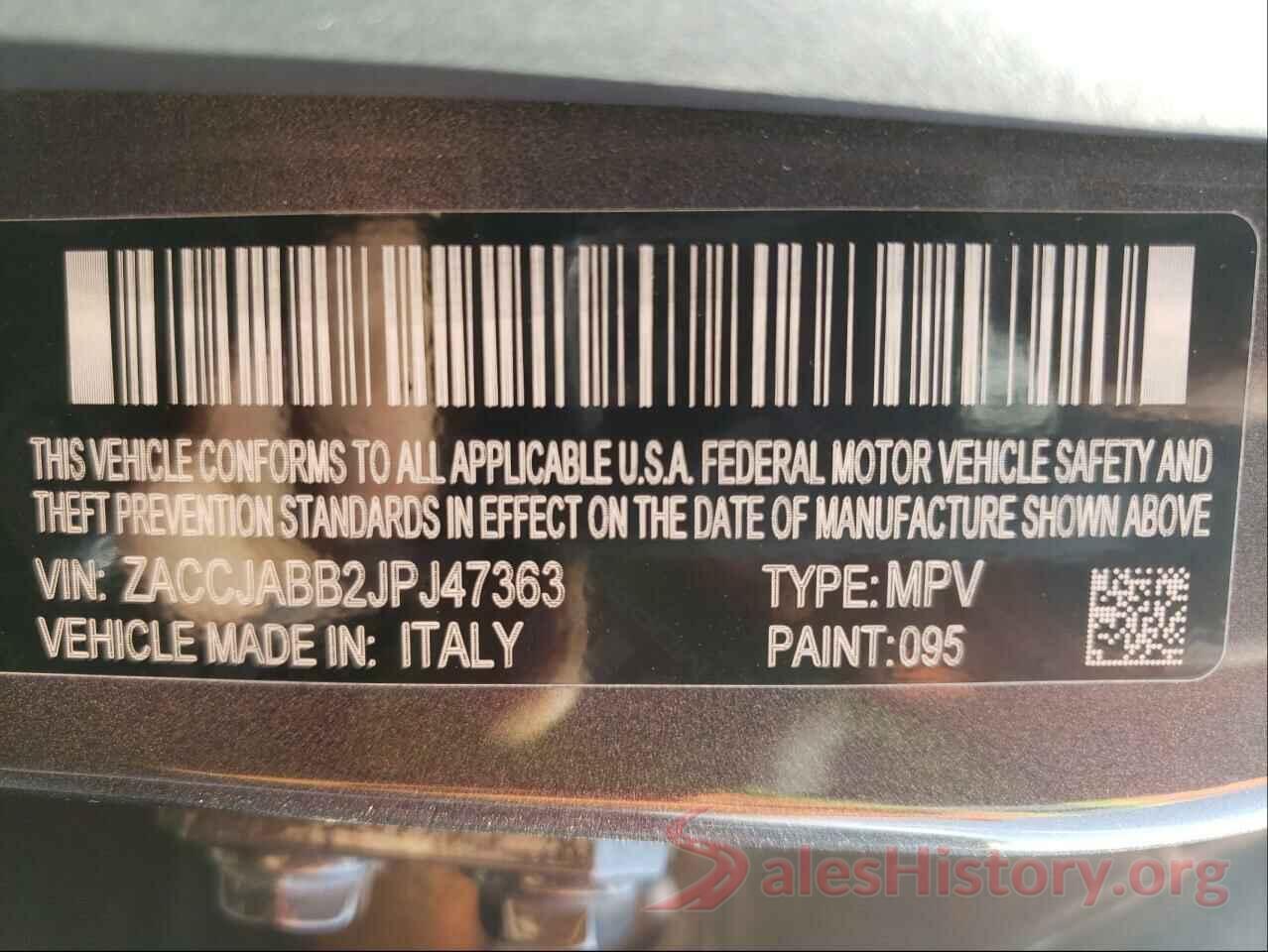 ZACCJABB2JPJ47363 2018 JEEP RENEGADE