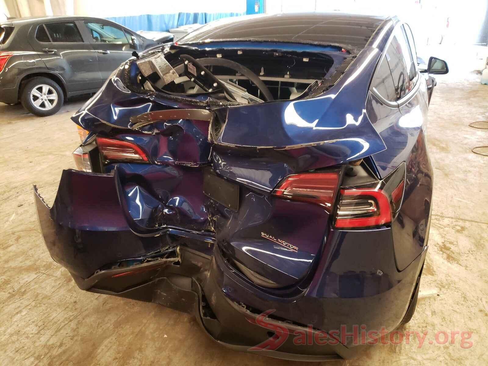 5YJYGDEFXLF037839 2020 TESLA MODEL Y