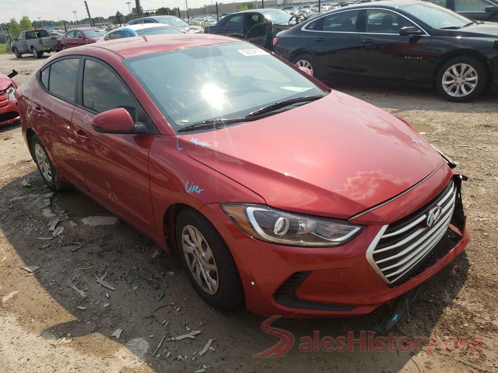 5NPD74LF1HH157832 2017 HYUNDAI ELANTRA