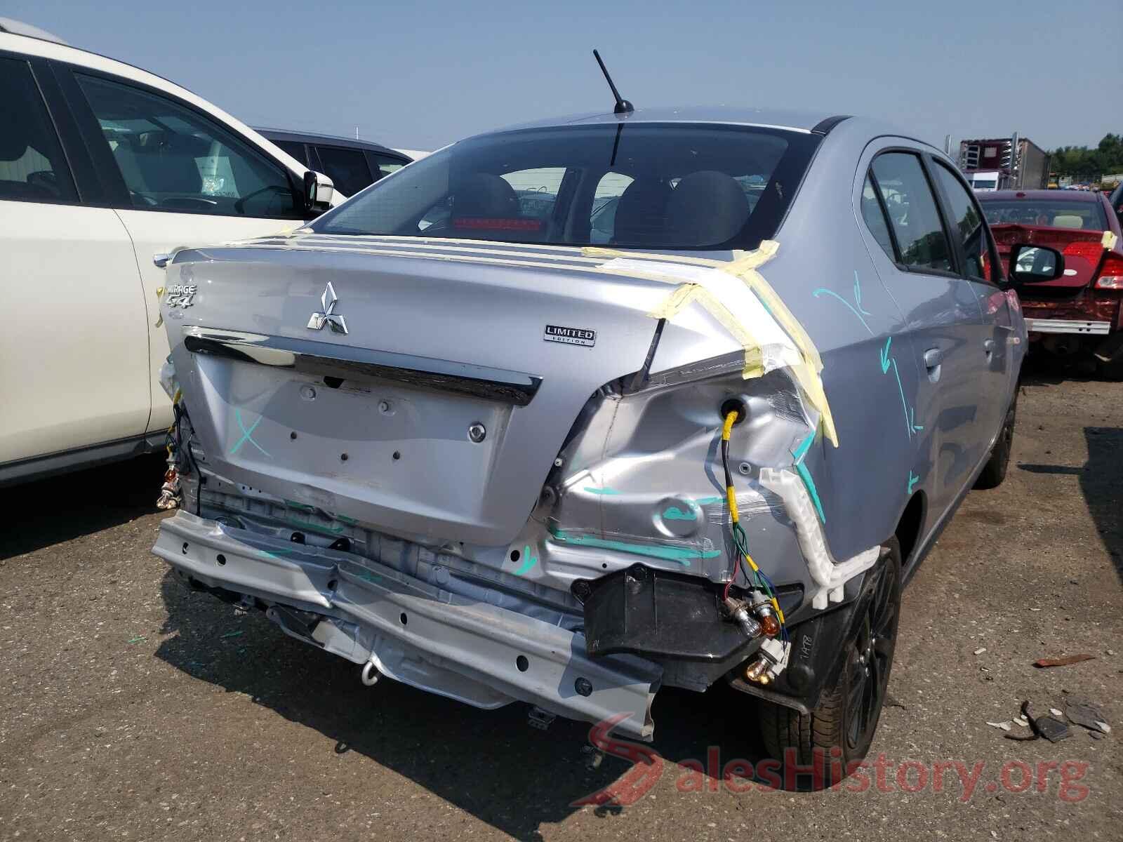 ML32F4FJ2LHF00350 2020 MITSUBISHI MIRAGE