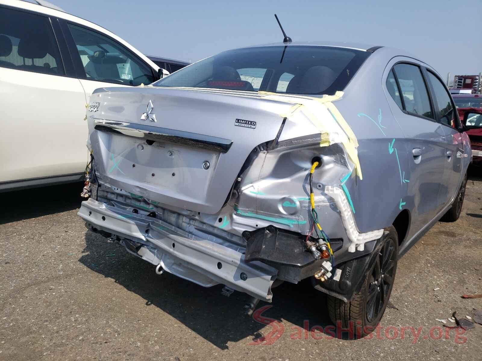 ML32F4FJ2LHF00350 2020 MITSUBISHI MIRAGE