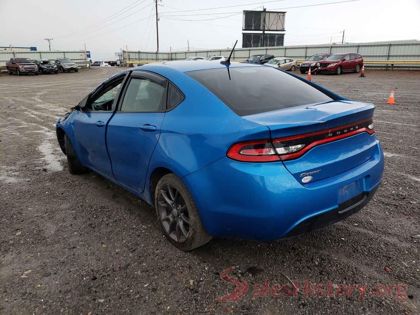 1C3CDFAA9GD607744 2016 DODGE DART