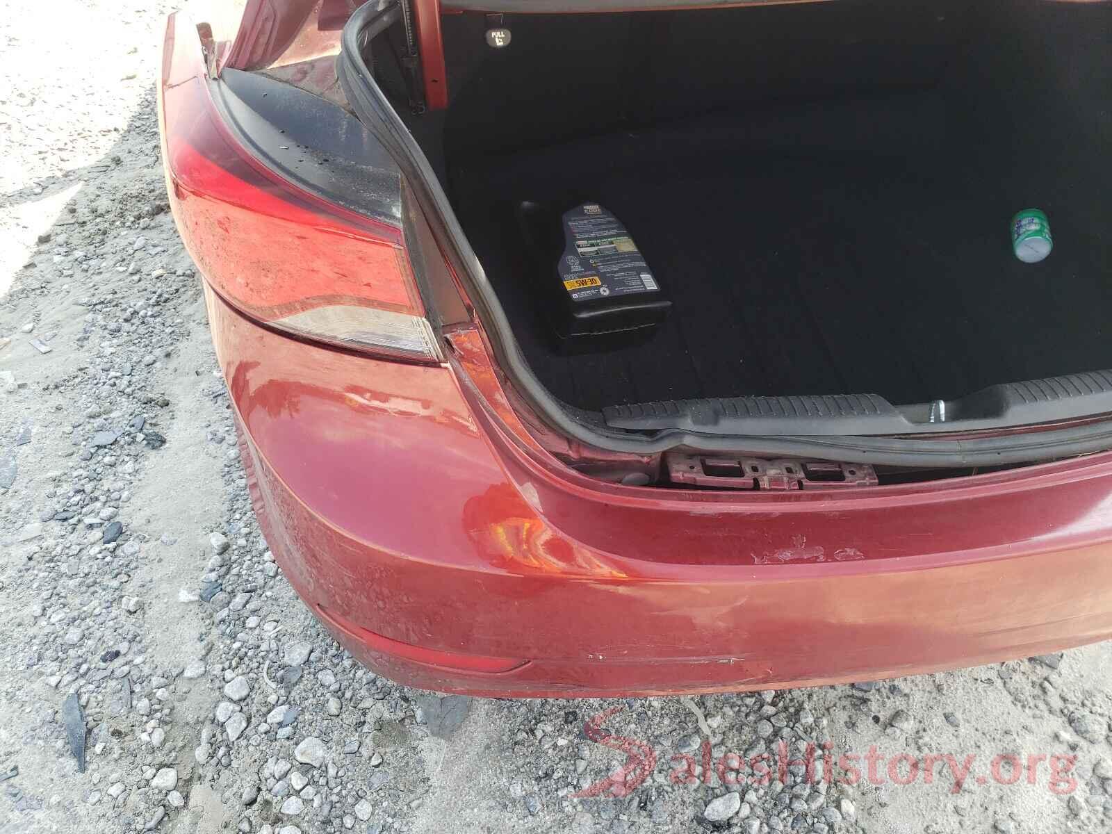 5NPDH4AE3GH751103 2016 HYUNDAI ELANTRA