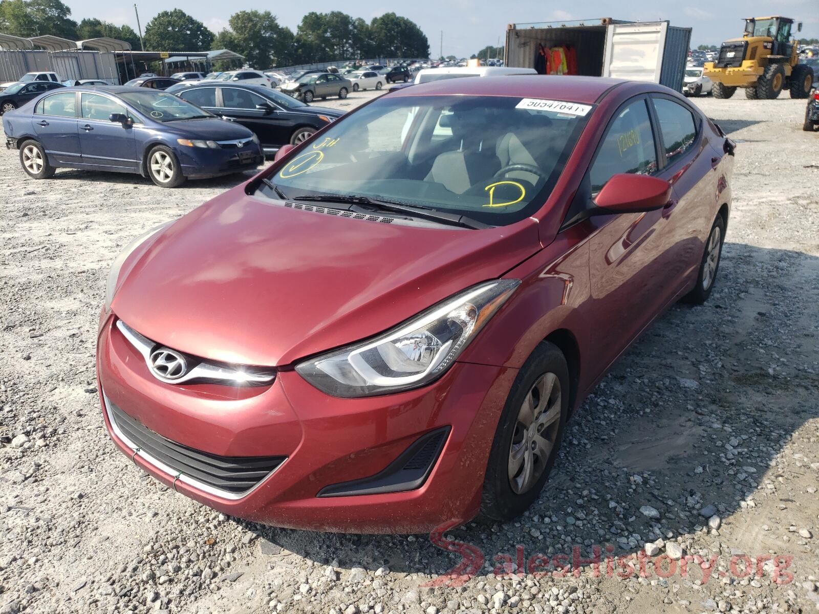 5NPDH4AE3GH751103 2016 HYUNDAI ELANTRA