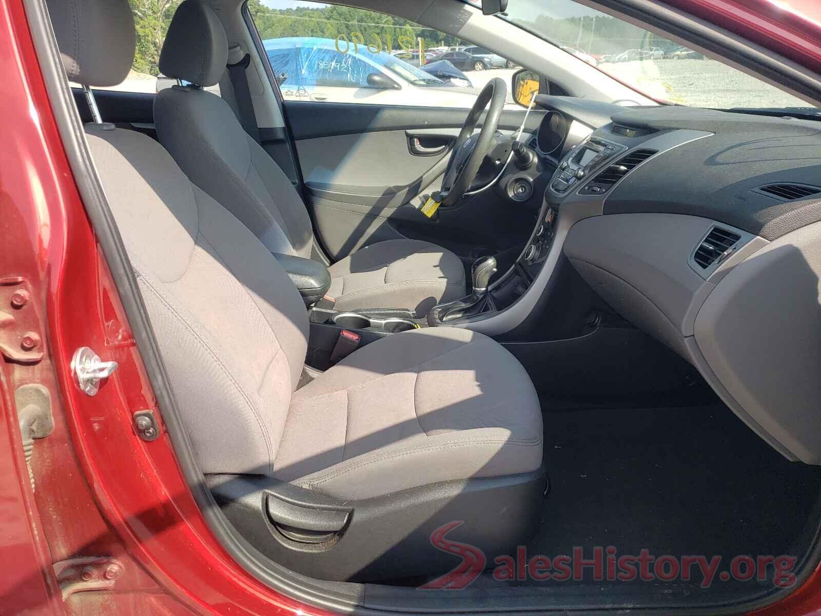 5NPDH4AE3GH751103 2016 HYUNDAI ELANTRA