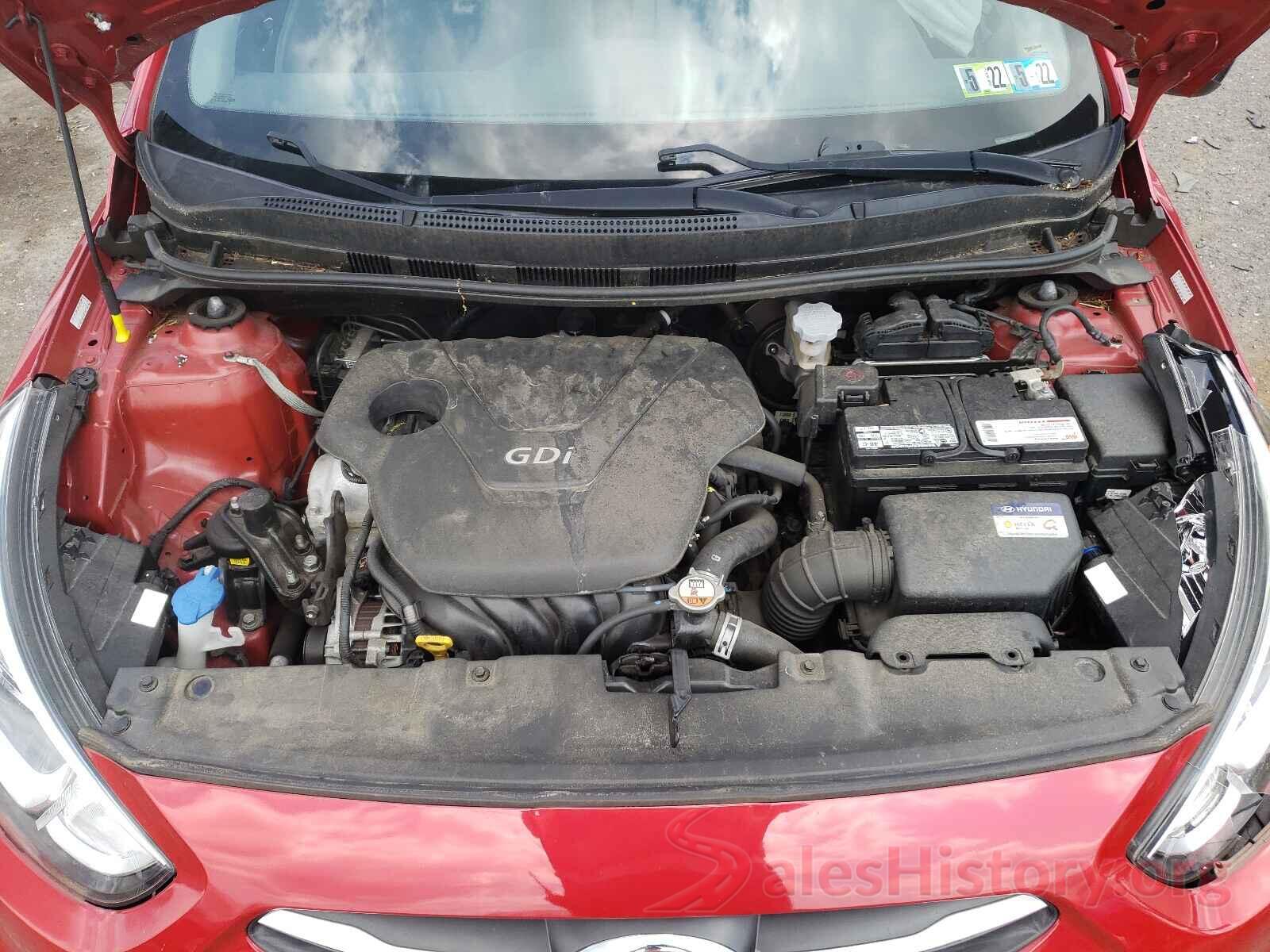 KMHCT5AE5GU241420 2016 HYUNDAI ACCENT