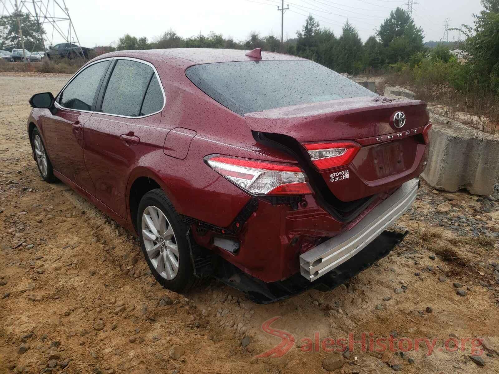 4T1B11HK2KU263308 2019 TOYOTA CAMRY