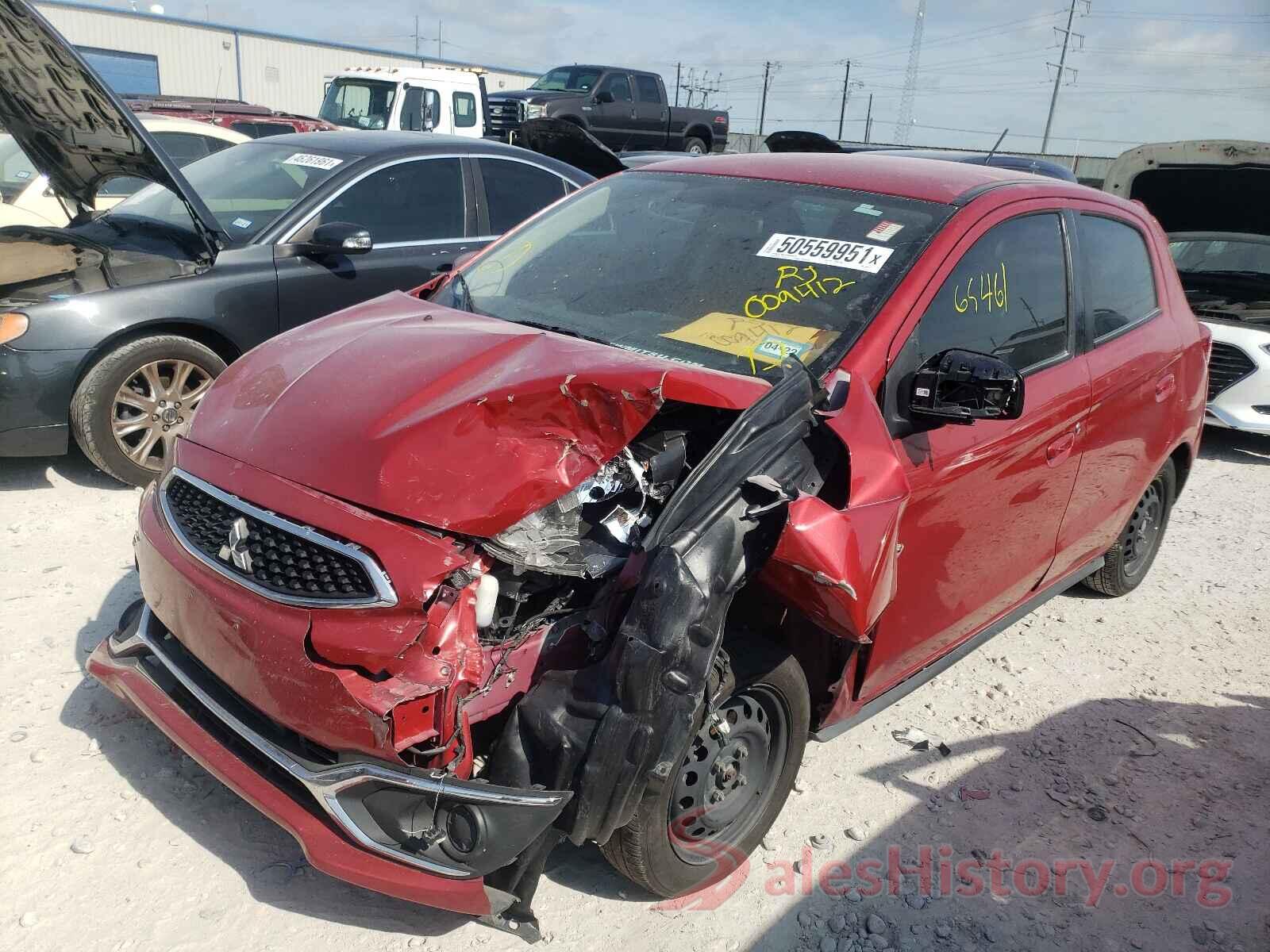 ML32A3HJ6KH009412 2019 MITSUBISHI MIRAGE