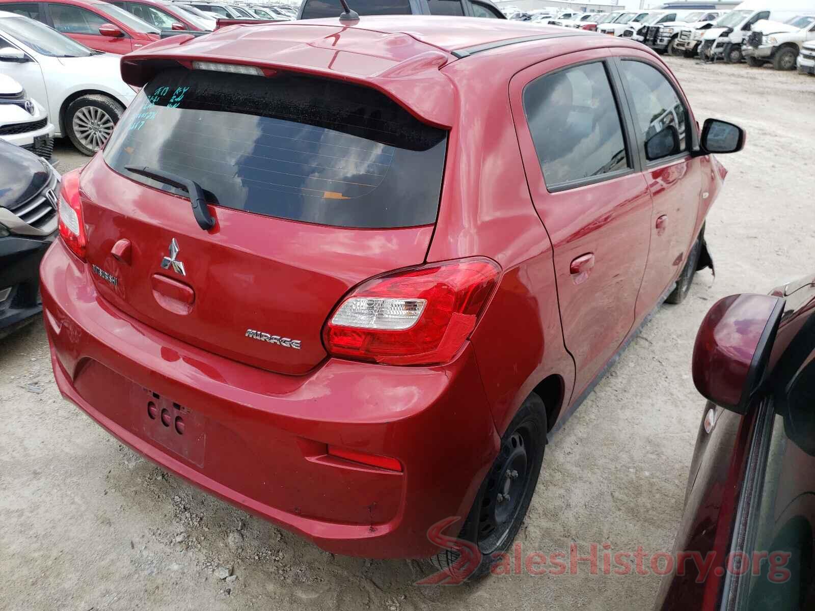 ML32A3HJ6KH009412 2019 MITSUBISHI MIRAGE