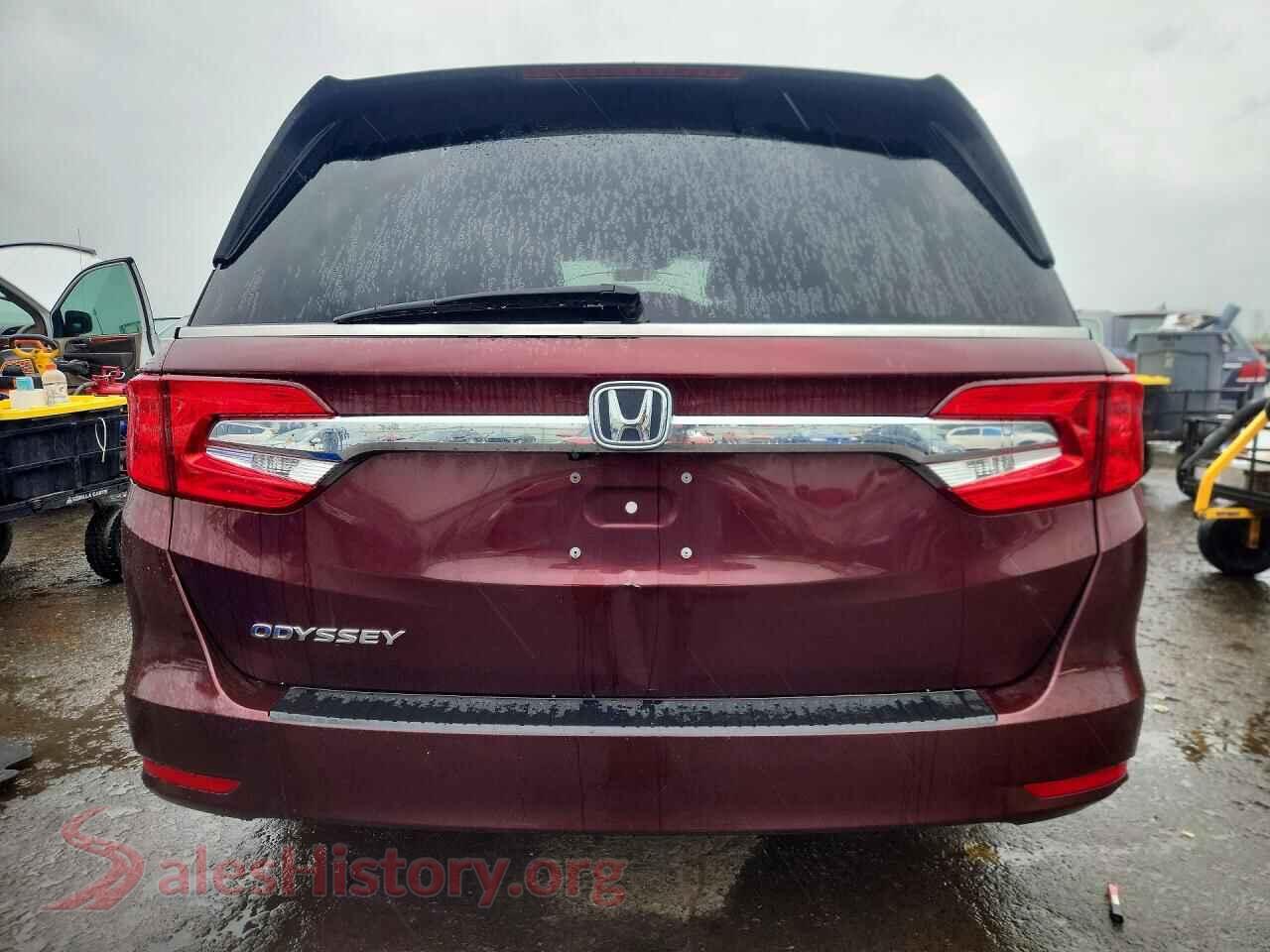 2019 HONDA ODYSSEY VIN 5FNRL6H79KB130883, left side view