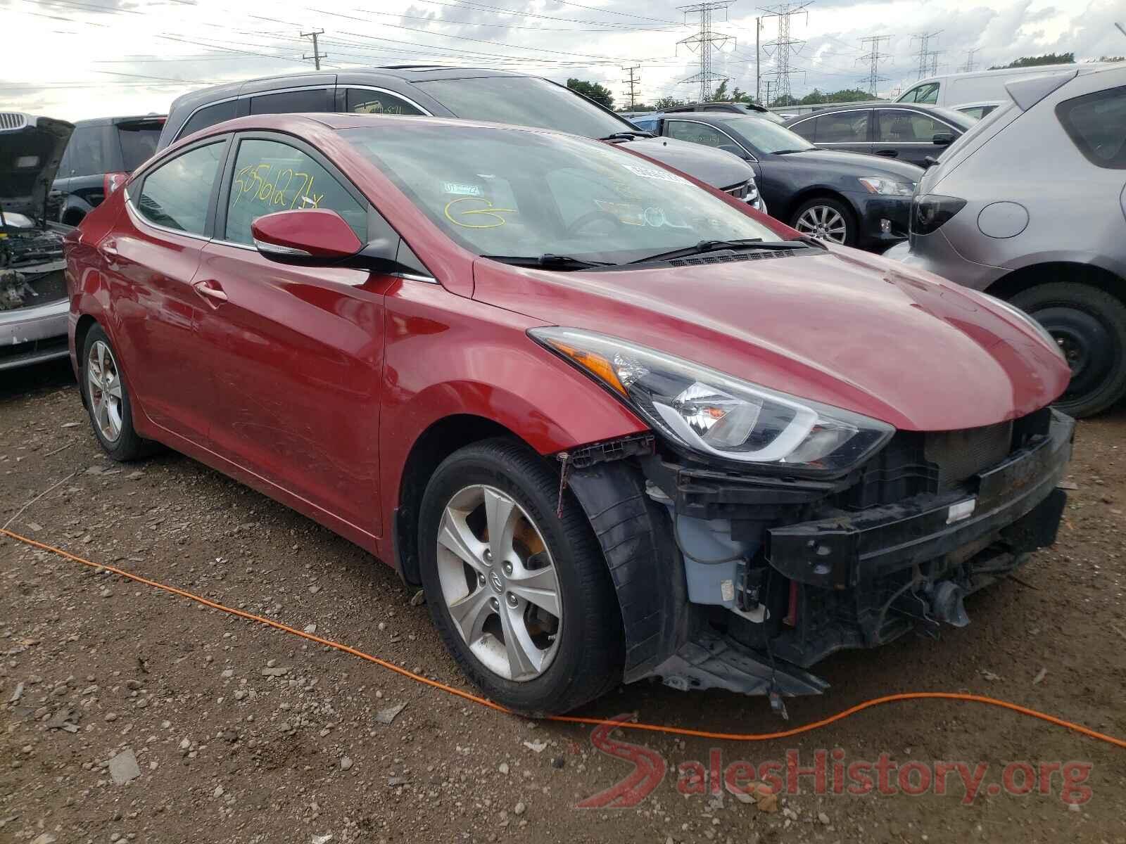 5NPDH4AE0GH668678 2016 HYUNDAI ELANTRA