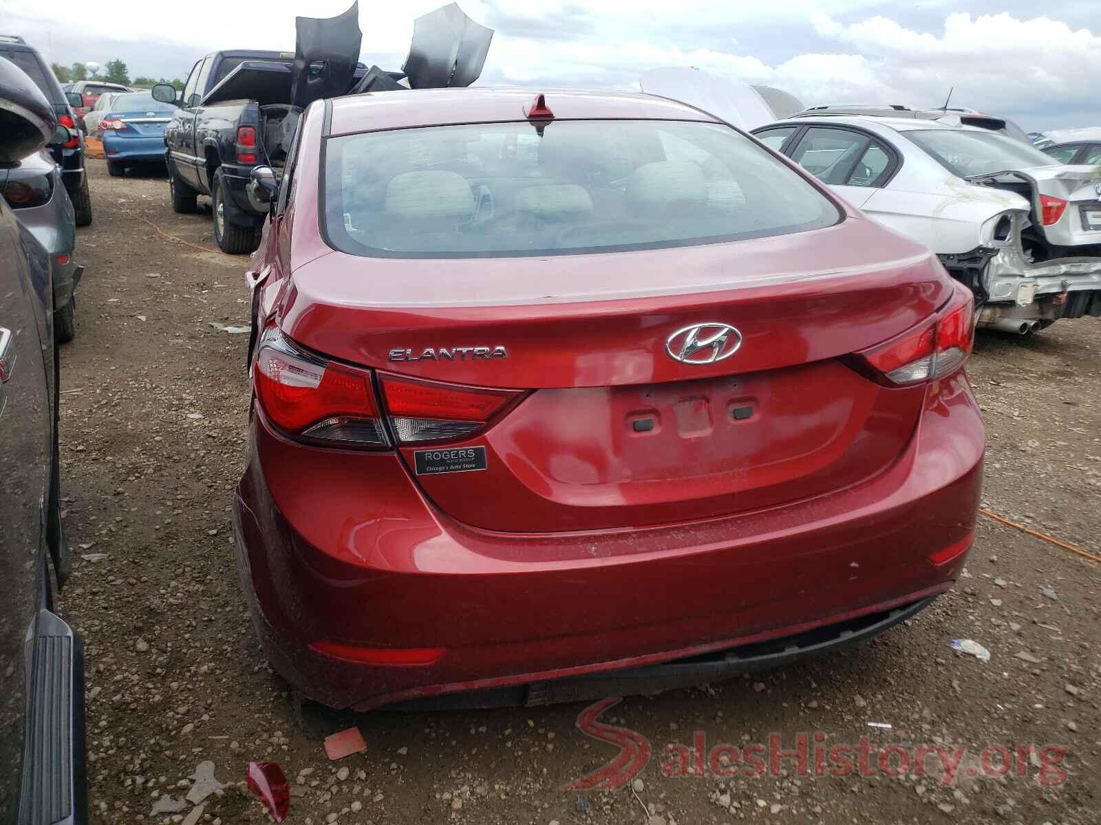 5NPDH4AE0GH668678 2016 HYUNDAI ELANTRA