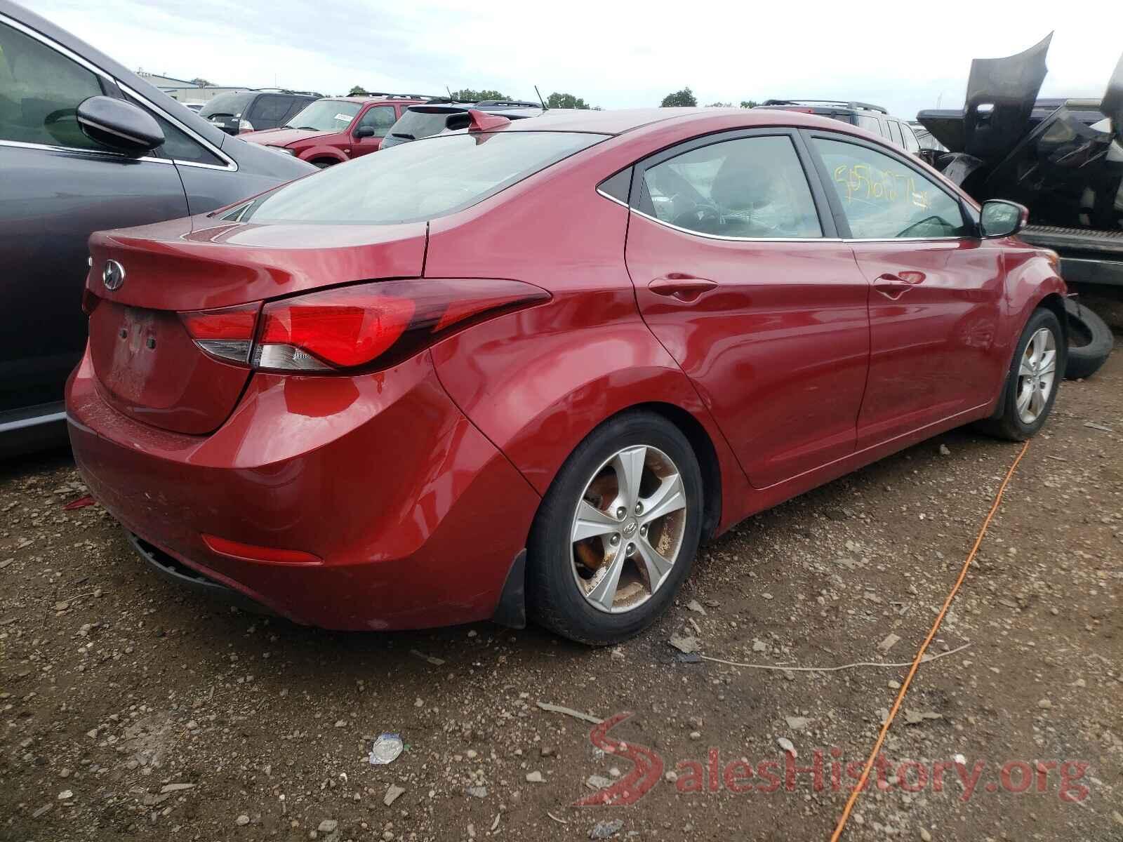 5NPDH4AE0GH668678 2016 HYUNDAI ELANTRA