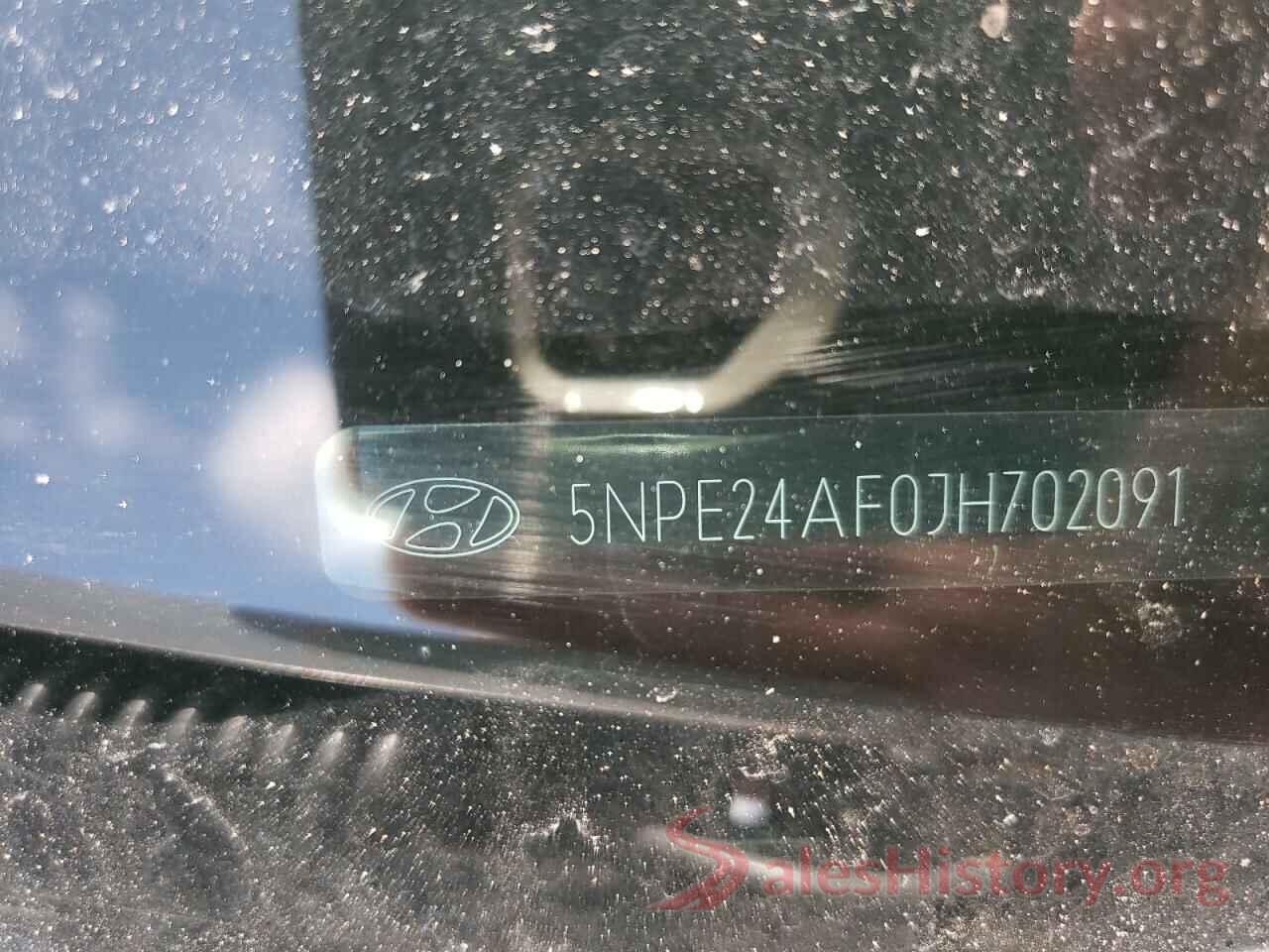 5NPE24AF0JH702091 2018 HYUNDAI SONATA