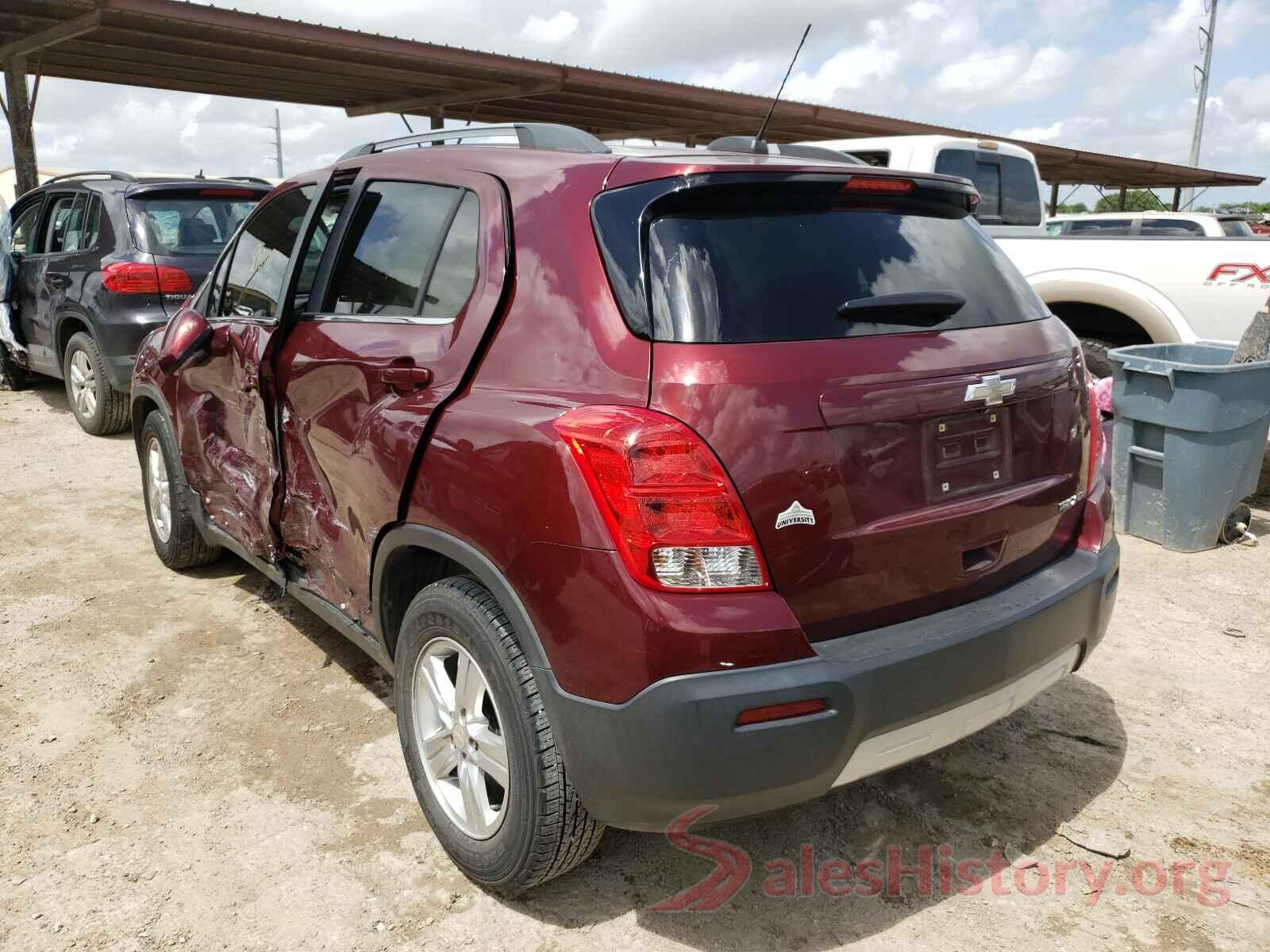 3GNCJLSB9GL163664 2016 CHEVROLET TRAX