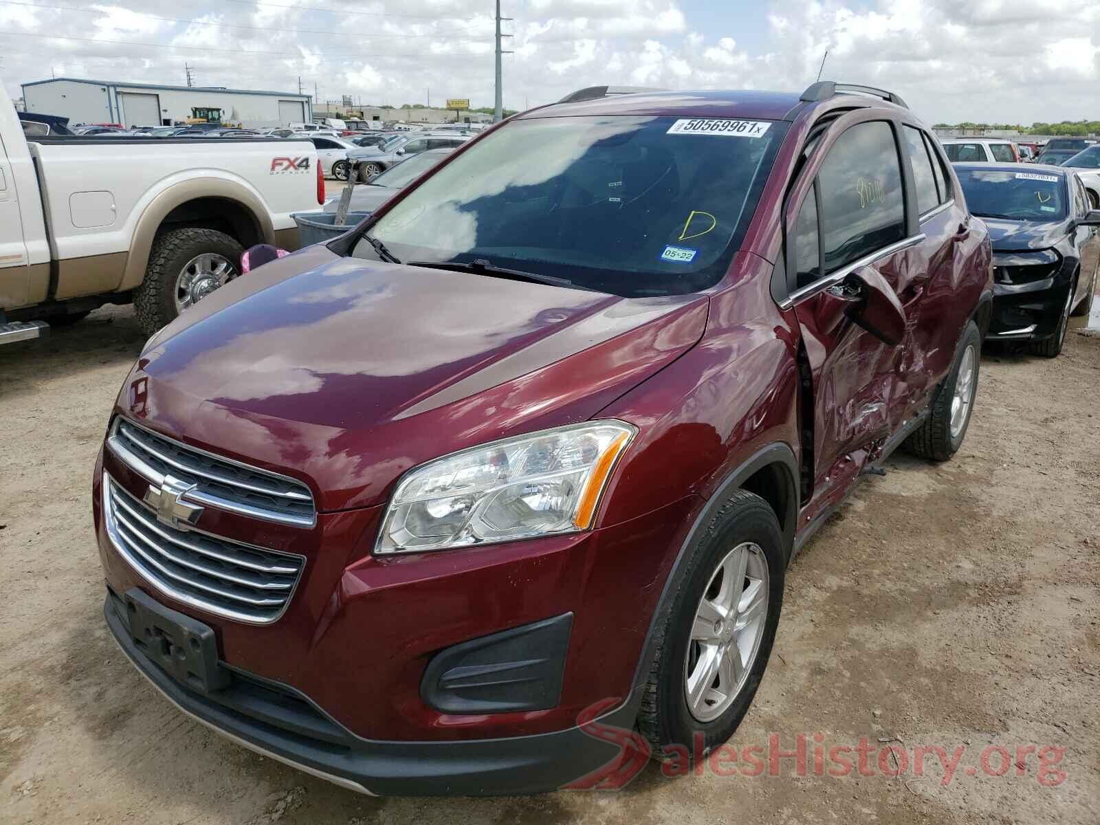 3GNCJLSB9GL163664 2016 CHEVROLET TRAX