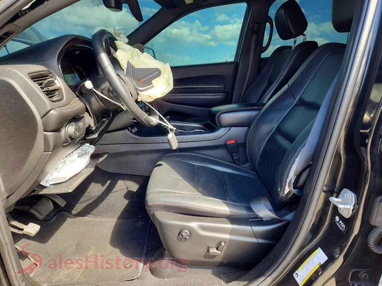 2021 DODGE DURANGO VIN 1C4RDJDG7MC793326, engine bay