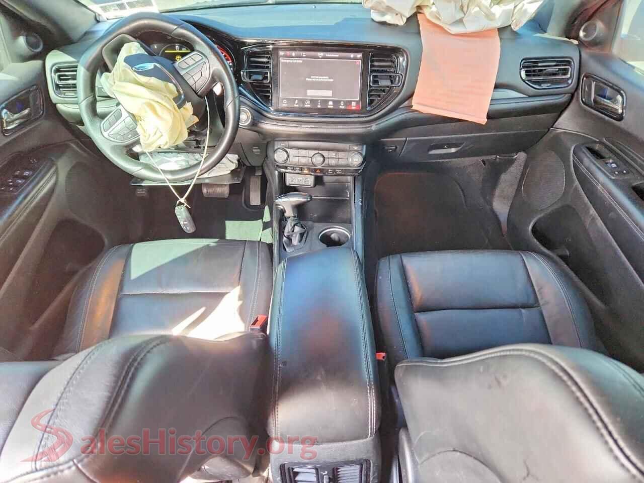 2021 DODGE DURANGO VIN 1C4RDJDG7MC793326, interior dashboard