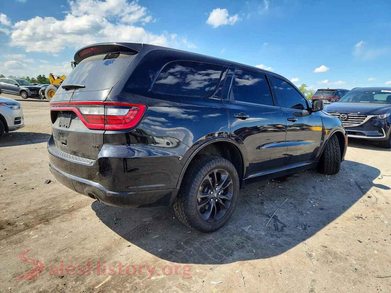 2021 DODGE DURANGO VIN 1C4RDJDG7MC793326, right side view