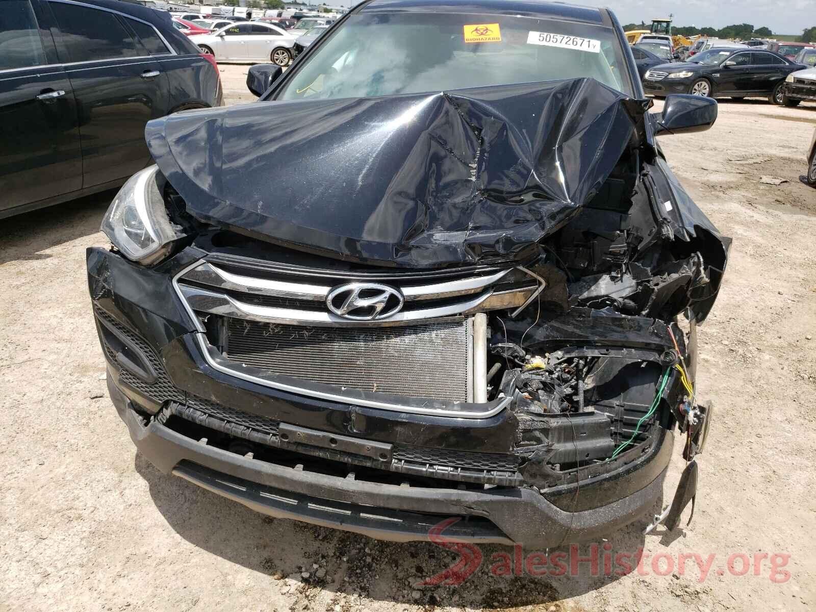 5XYZT3LBXGG338023 2016 HYUNDAI SANTA FE