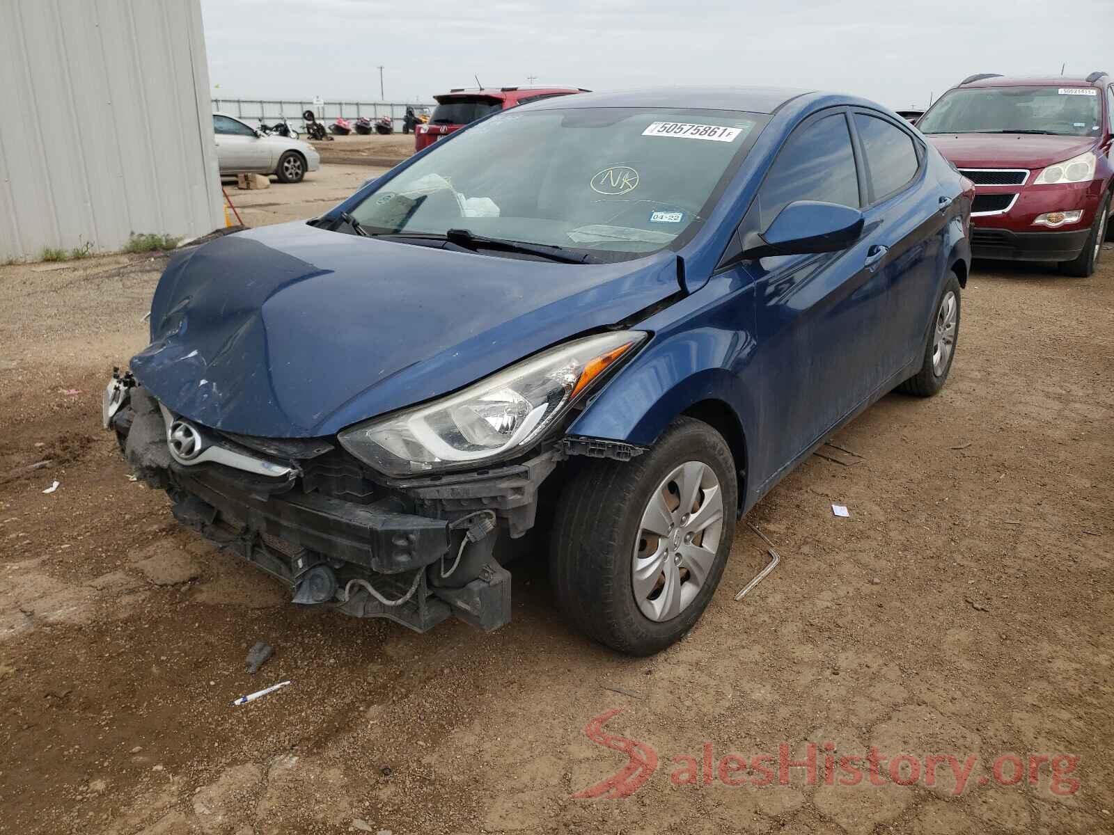 KMHDH4AE0GU634340 2016 HYUNDAI ELANTRA