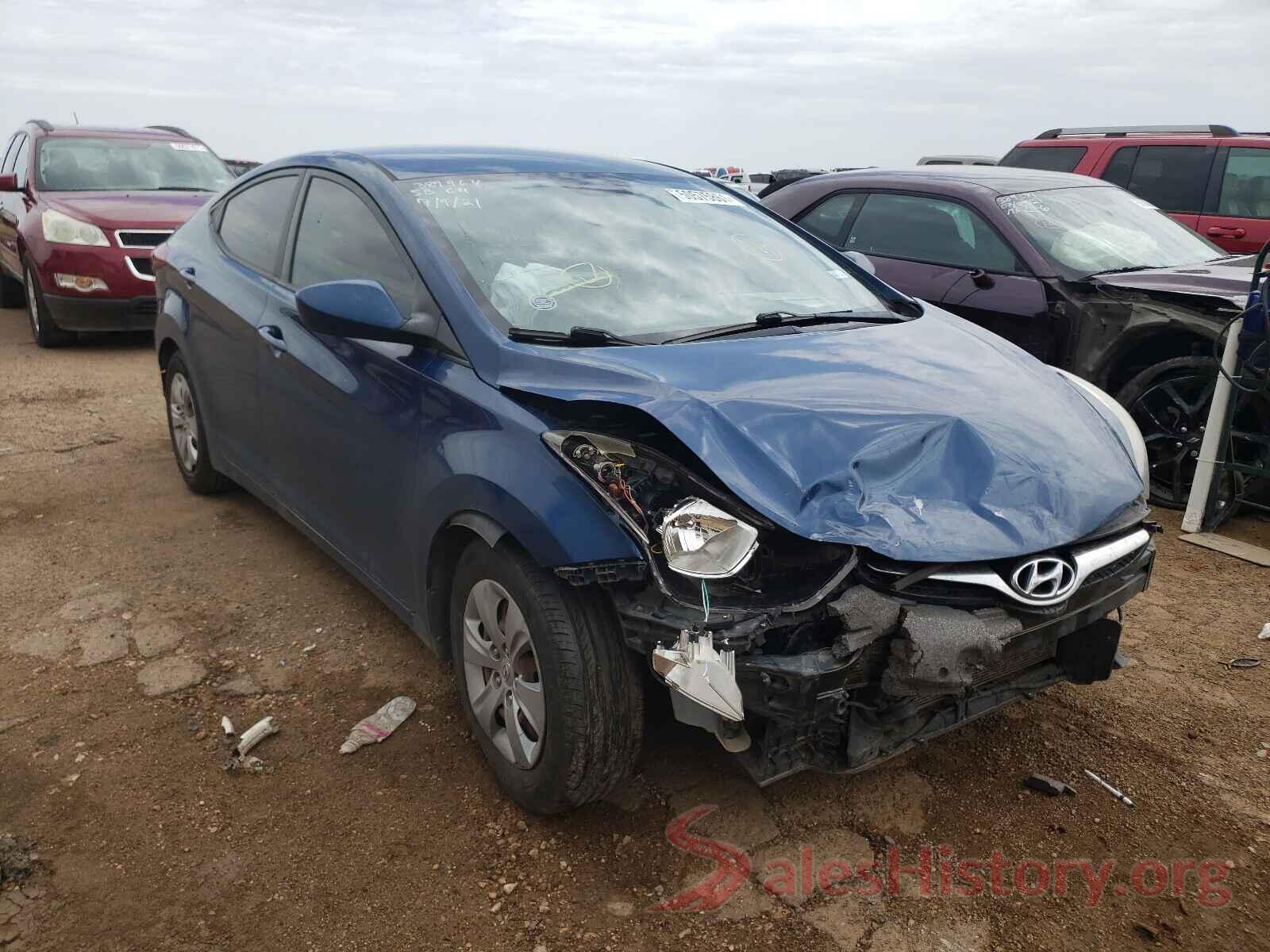 KMHDH4AE0GU634340 2016 HYUNDAI ELANTRA